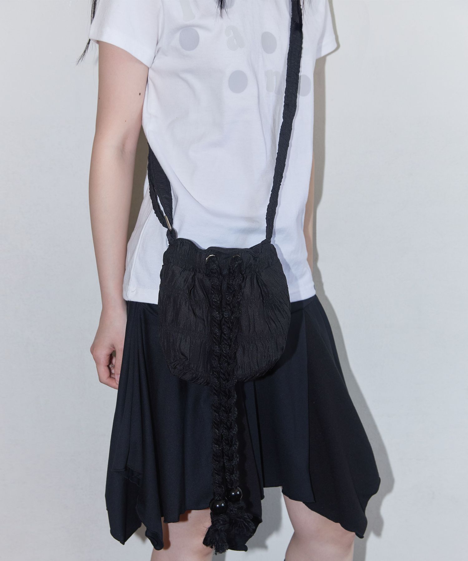 [FANCY CLUB] Rope String Mini Crossbody Bag /追跡付 FANCY CLUB】Rope String Mini Cross Bag | OUR BRAND,FANCY