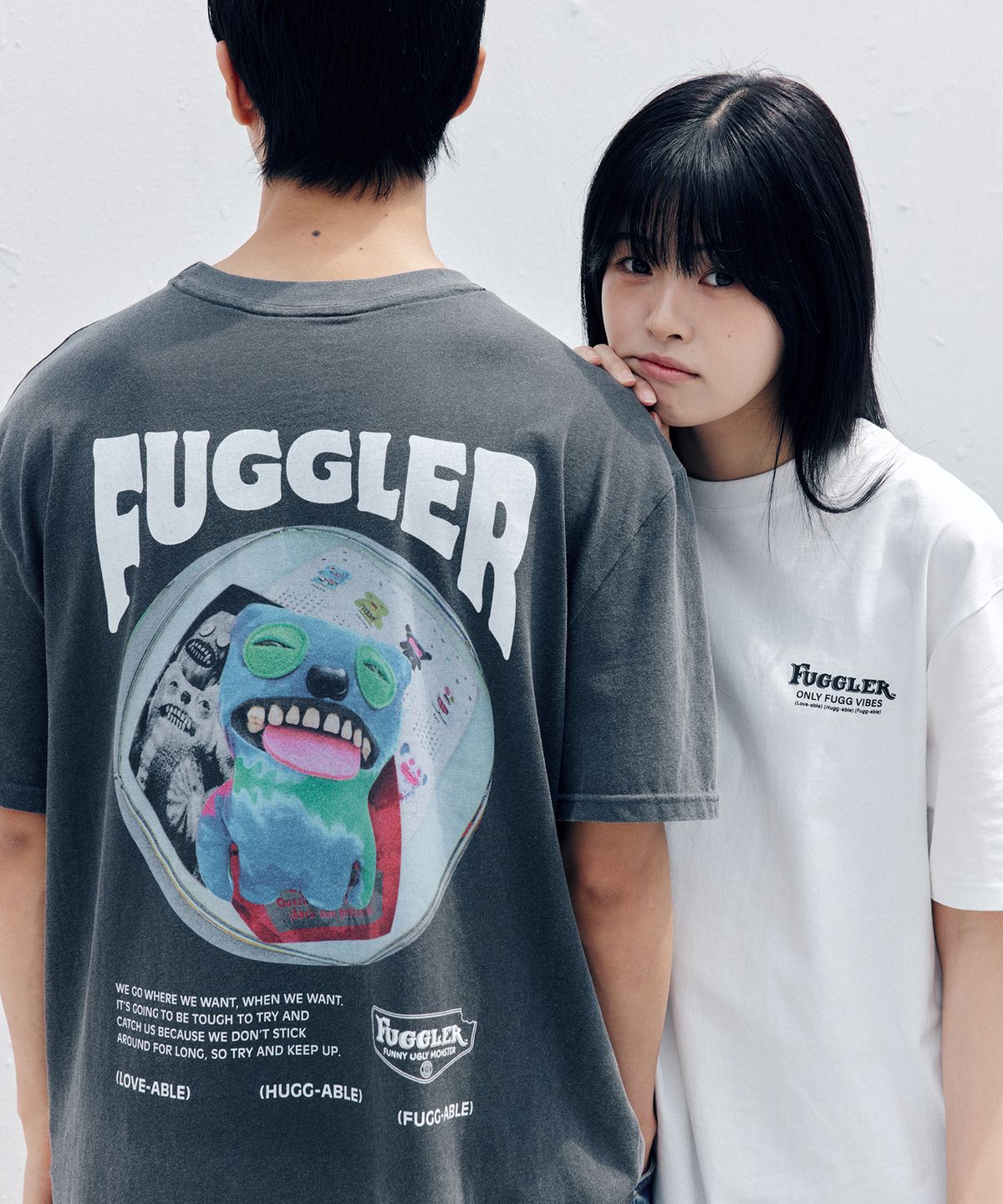 퍼글러(FUGGLER) 퍼글러 벨츠 그래픽 티셔츠(피그먼트 그레이)