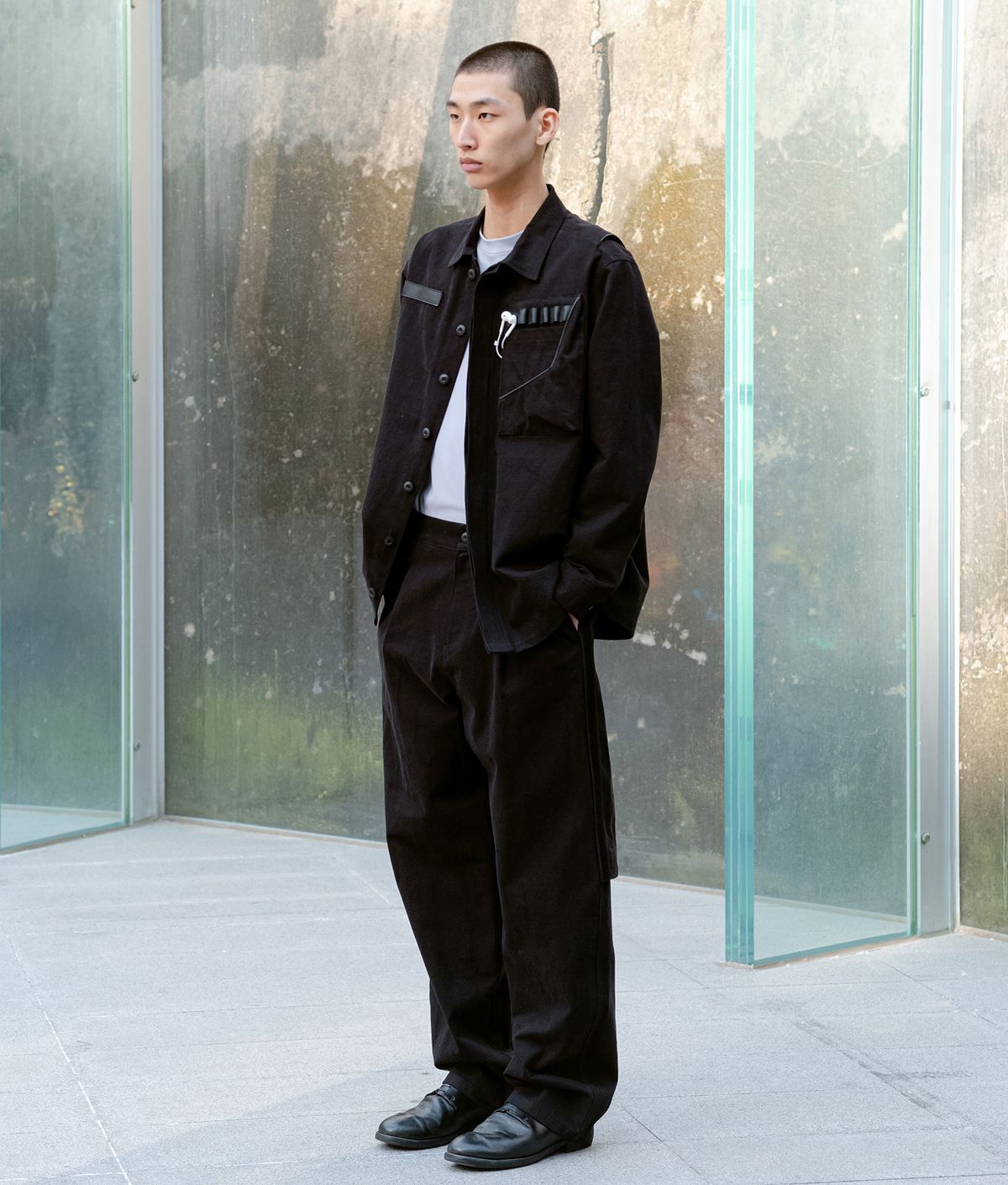 폼리쉬(FORMLICH) SHIRT JACKET / BLACK