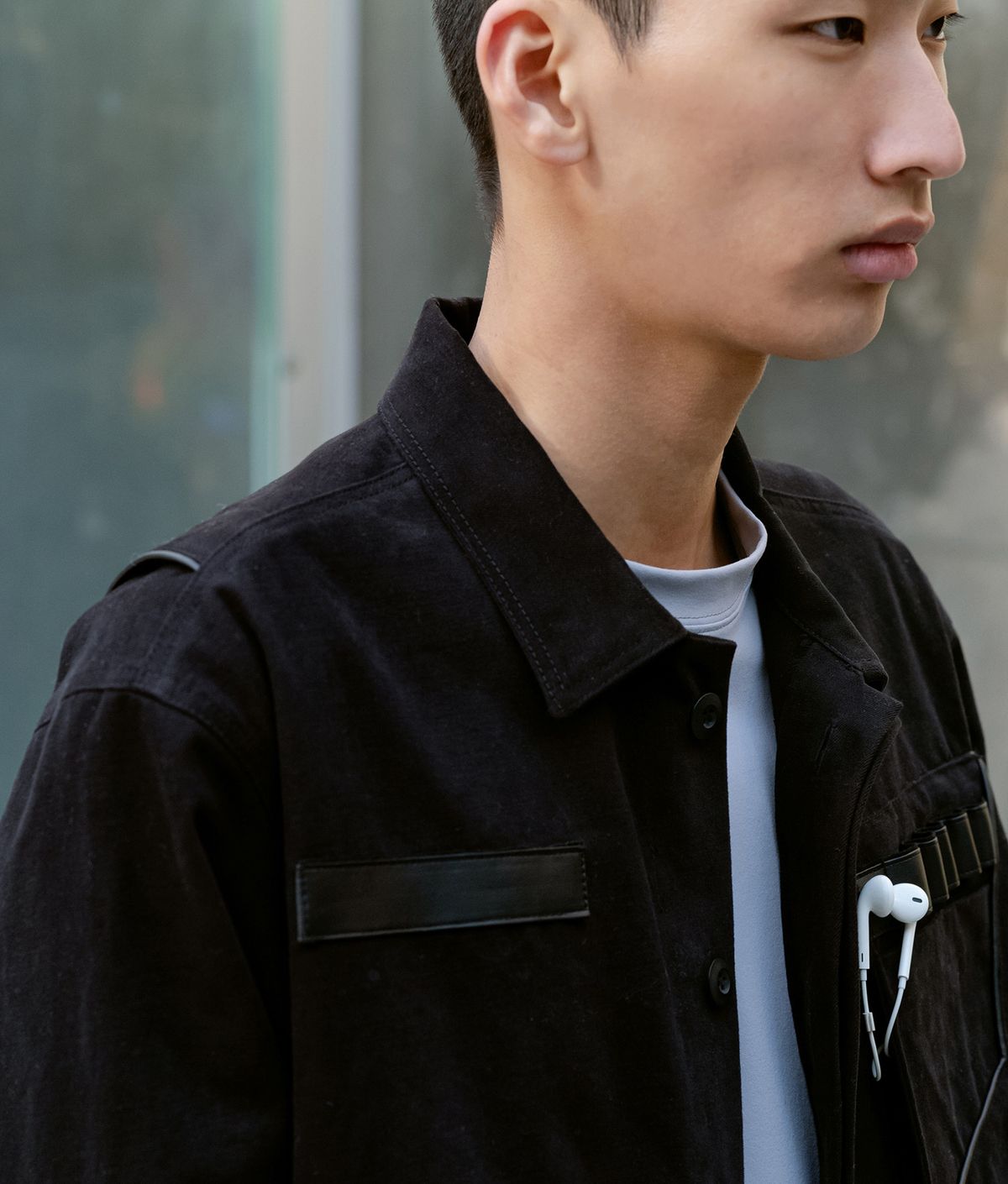 폼리쉬(FORMLICH) SHIRT JACKET / BLACK
