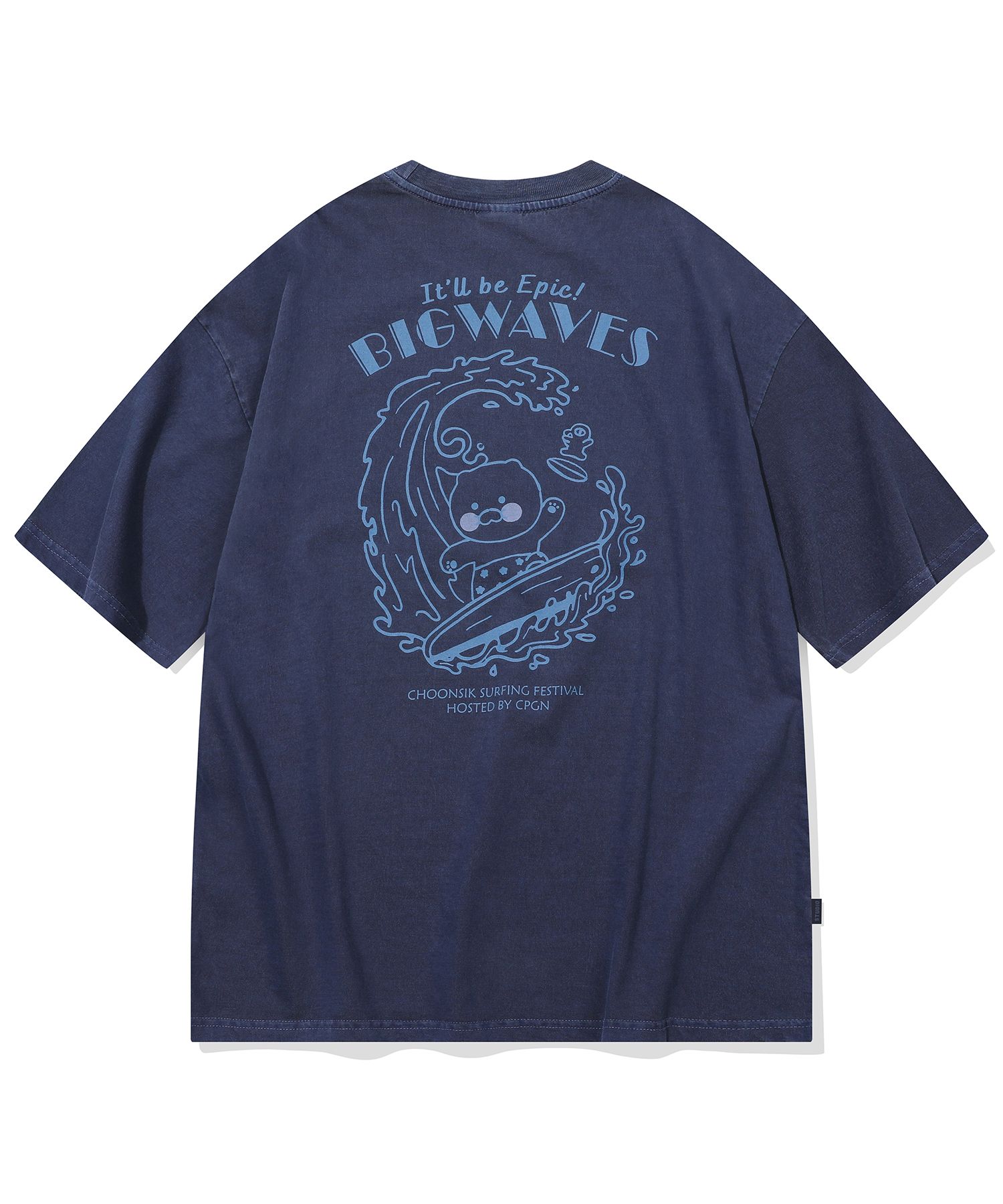 CPGN STUDIOのSurfer Chunsik Pigment Short Sleeve T-shirt MUSINSA | CPGN STUDIO [CPGN x Kakao Friends] Surfer Chunsik