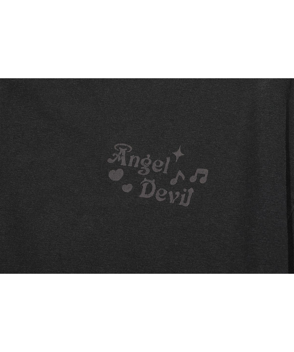 꼼파뇨(CPGN STUDIO) [CPGN X 카카오프렌즈] 메신저 춘식 피그먼트 반팔티 스모크블랙