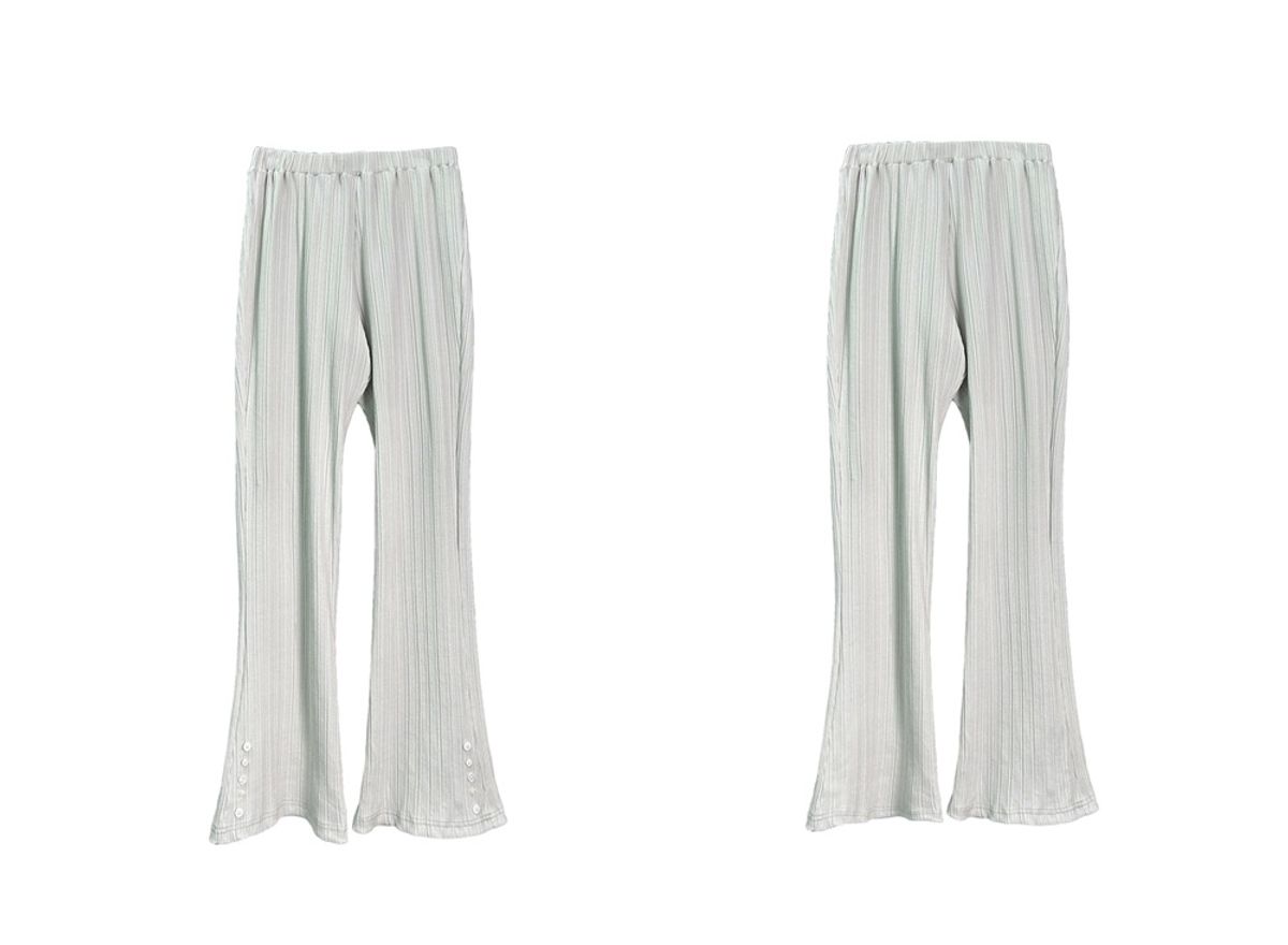 이지킴(EZKIM) PLEATS BANDING BUTTON PANTS
