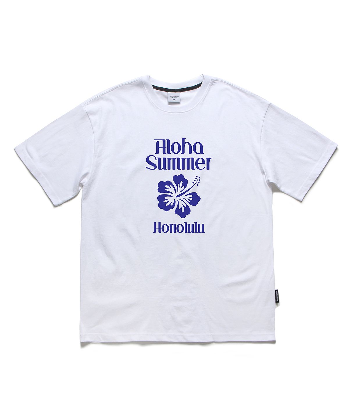 앱놀머씽(ABNORMALTHING) 알로하 오버핏 티셔츠 블랙 (ALOHA T-SHIRT BLACK)