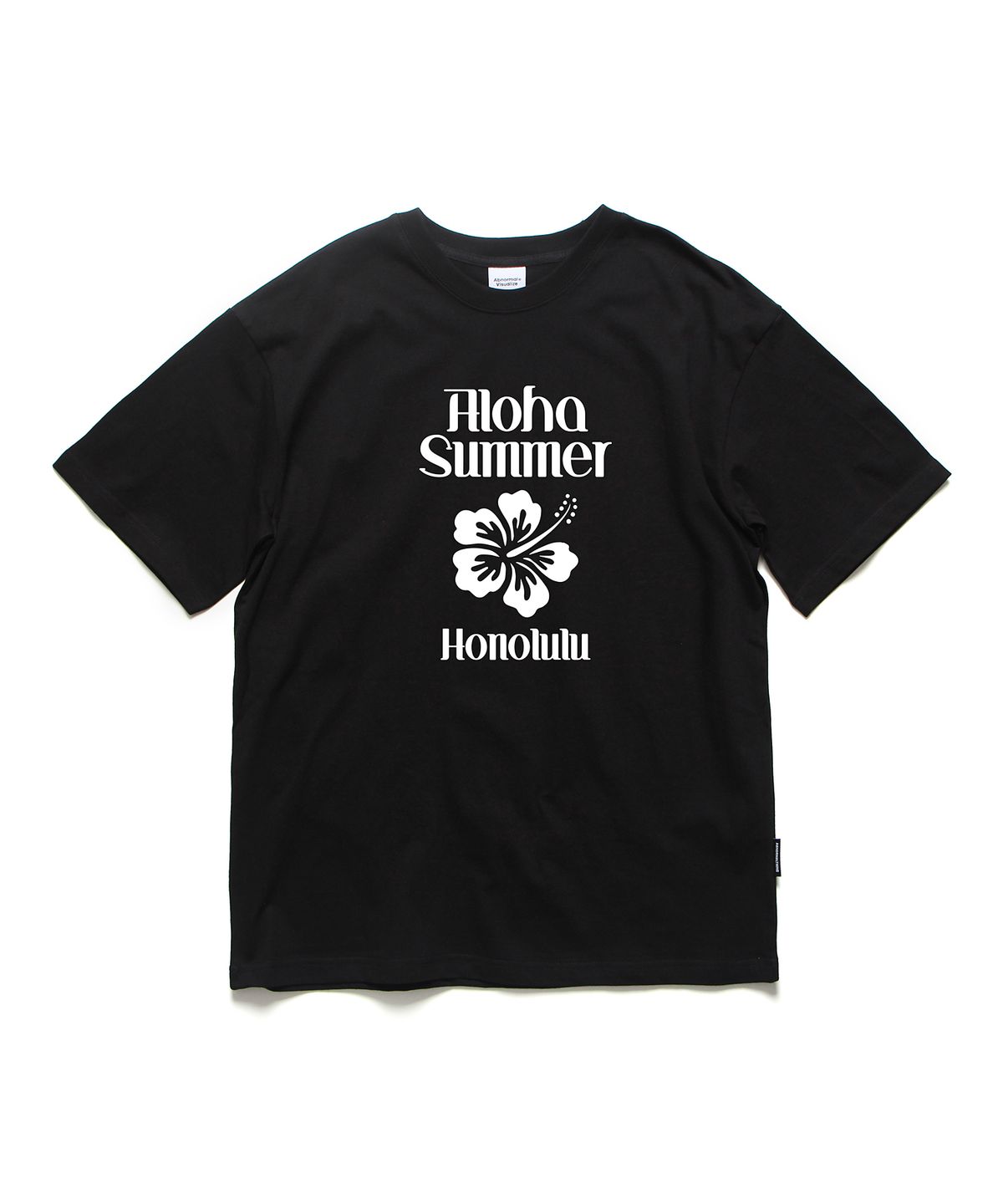앱놀머씽(ABNORMALTHING) 알로하 오버핏 티셔츠 화이트 (ALOHA T-SHIRT WHITE)