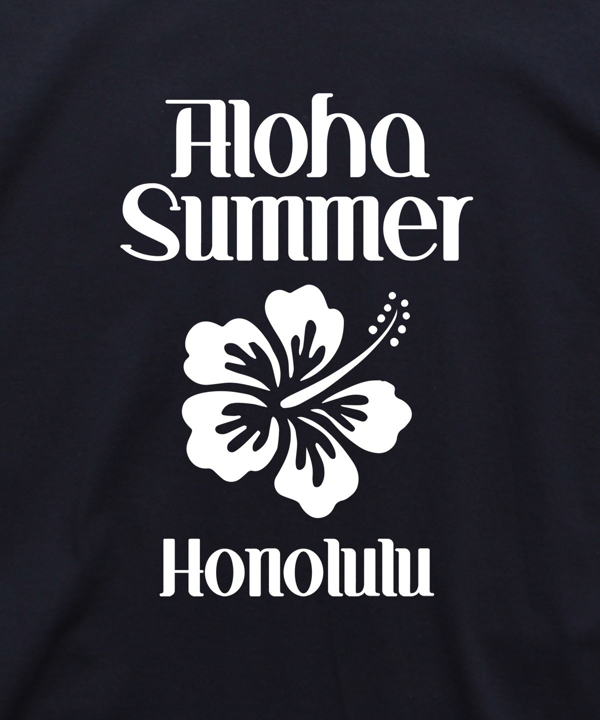 앱놀머씽(ABNORMALTHING) 알로하 오버핏 티셔츠 네이비 (ALOHA T-SHIRT NAVY)