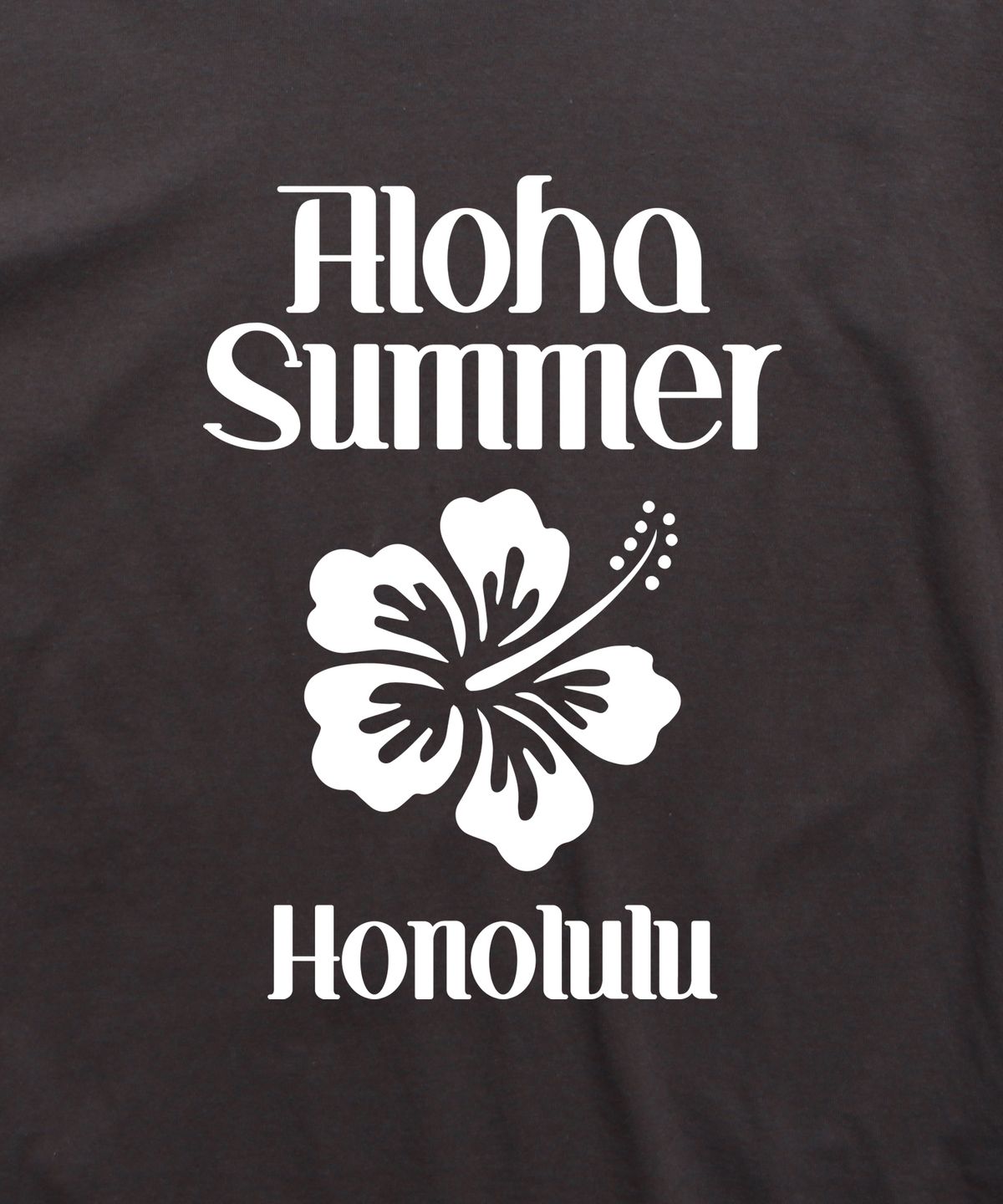앱놀머씽(ABNORMALTHING) 알로하 오버핏 티셔츠 차콜 (ALOHA T-SHIRT CHARCOAL)