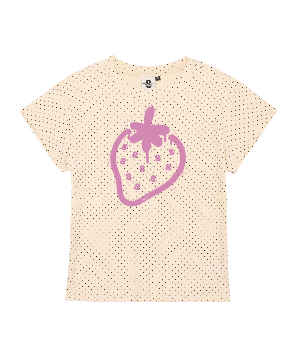 프라임에이트(PRIMATE) DOT 8ERRY 여성 땡땡이 반팔티셔츠 3 COLORS
