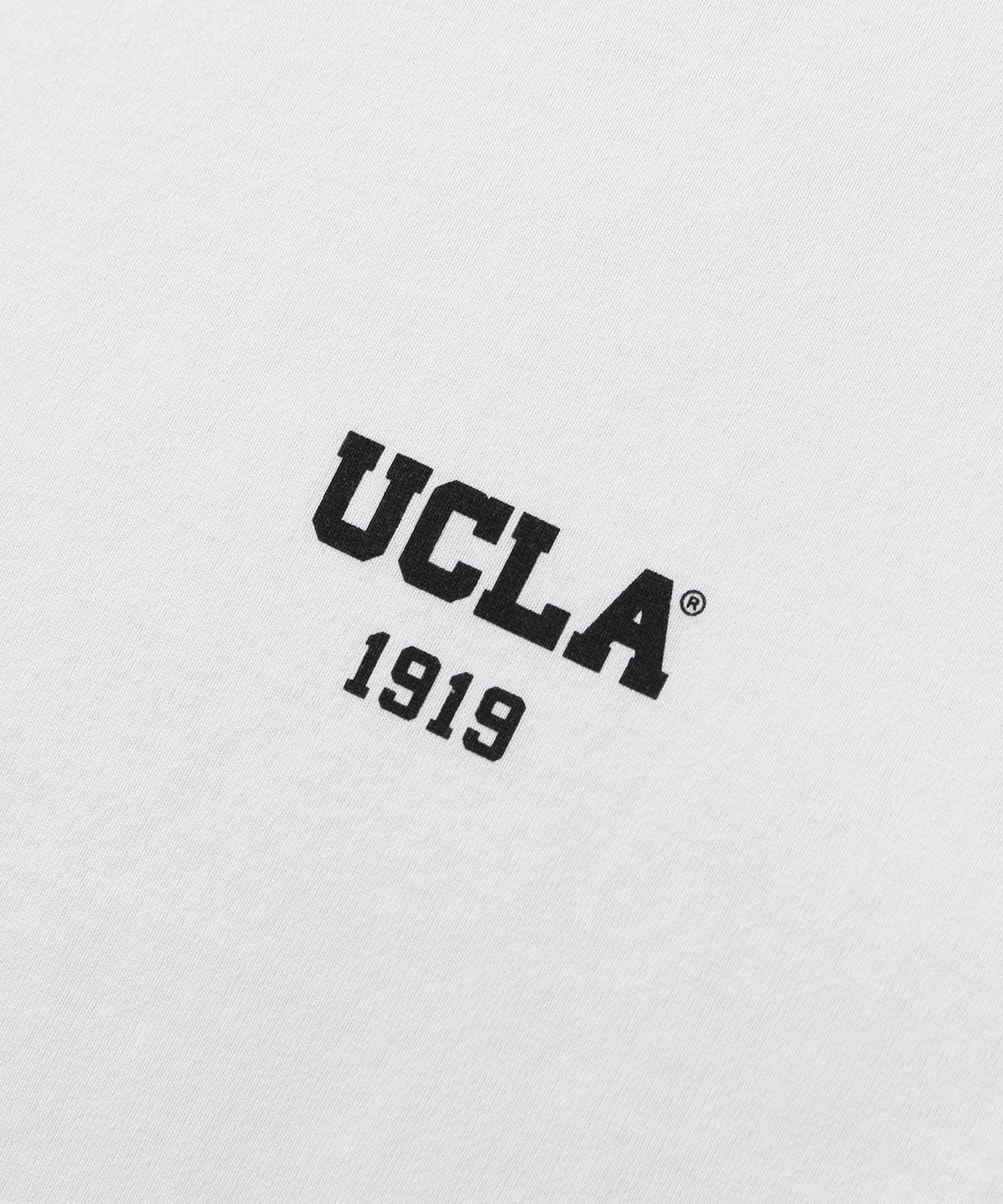 유씨엘에이(UCLA) 남성 스몰로고 레귤러핏 반팔 티셔츠[O-WHITE](UB5ST90)