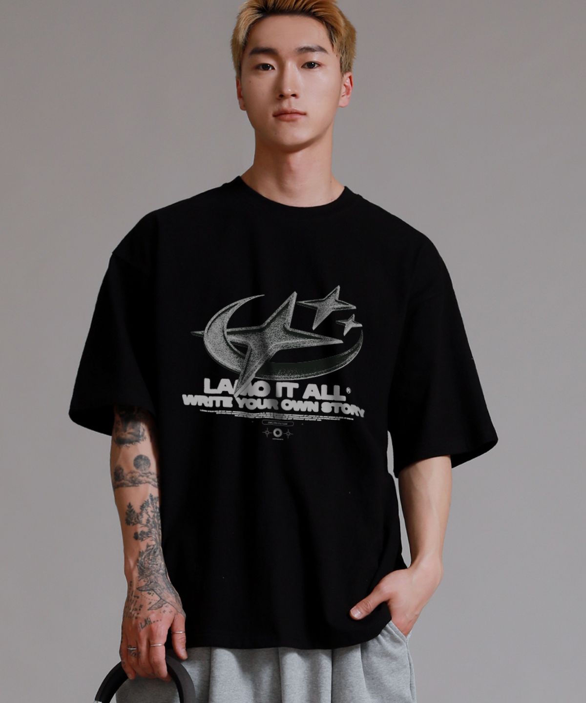 라이크더모스트(LIKE THE MOST) 라모잇올 오버핏 반팔 티셔츠 4colors