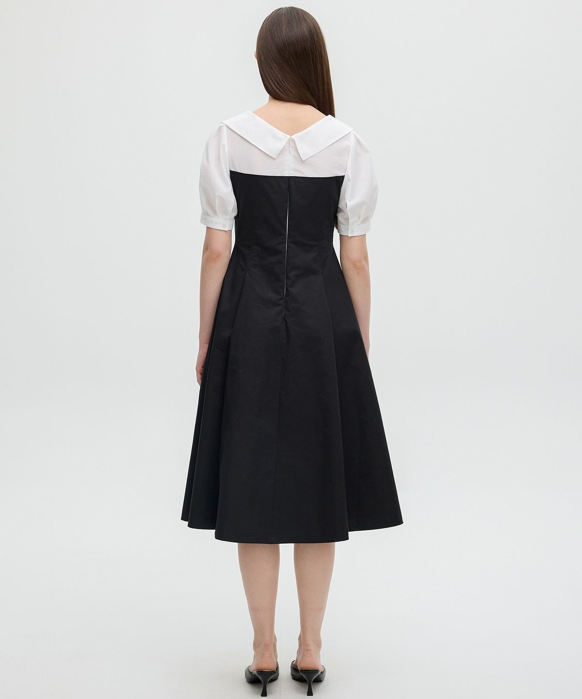 올리브 데 올리브(OLIVE DES OLIVE) 셔츠 레이어드 반팔 원피스 OW5MO4590
