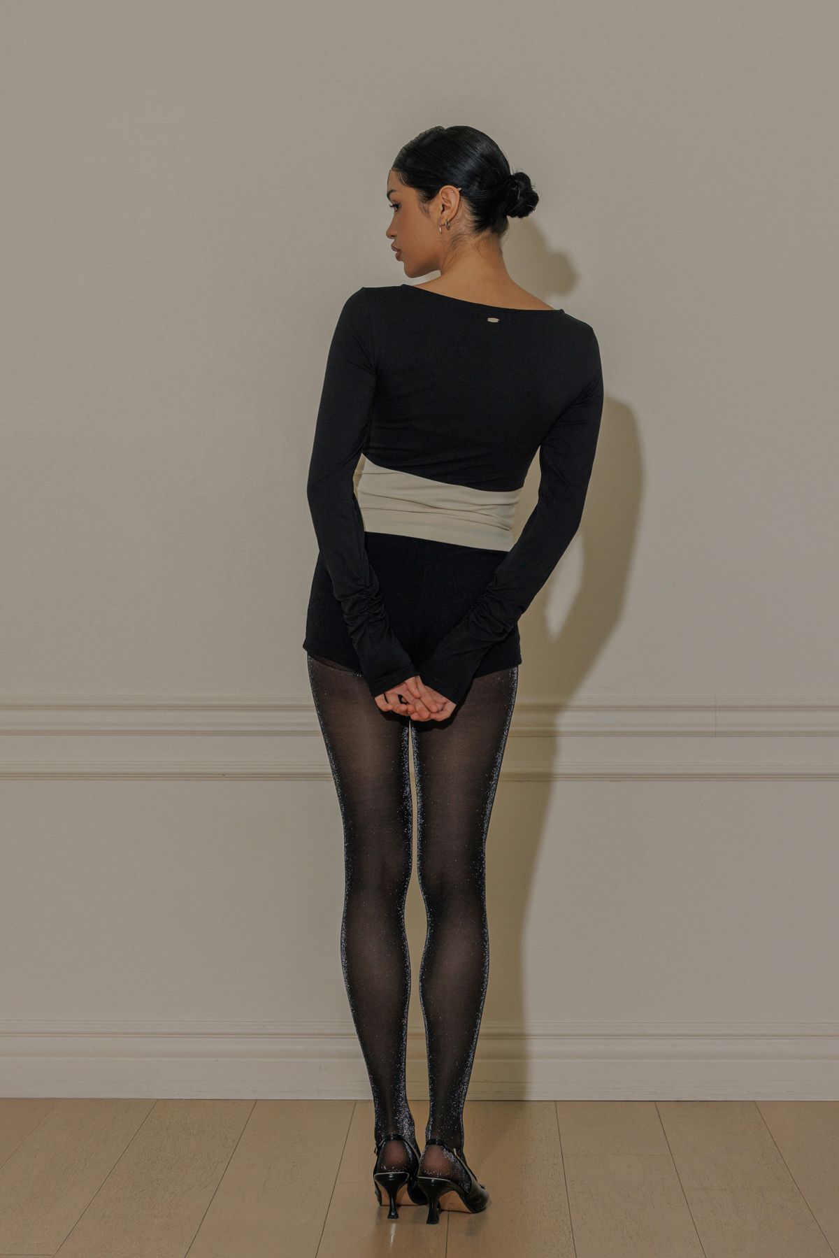 피프트 에일리어스(FIFTHALIAS) Liv boat neck tee Black