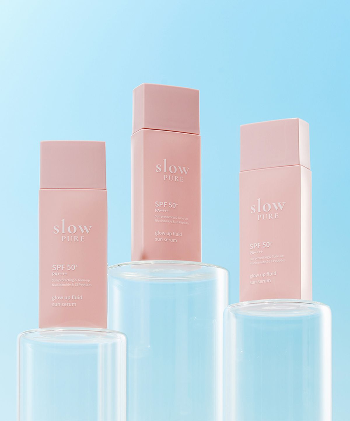 슬로우퓨어(SLOWPURE) 글로우 업 플루이드 선 세럼 50ml