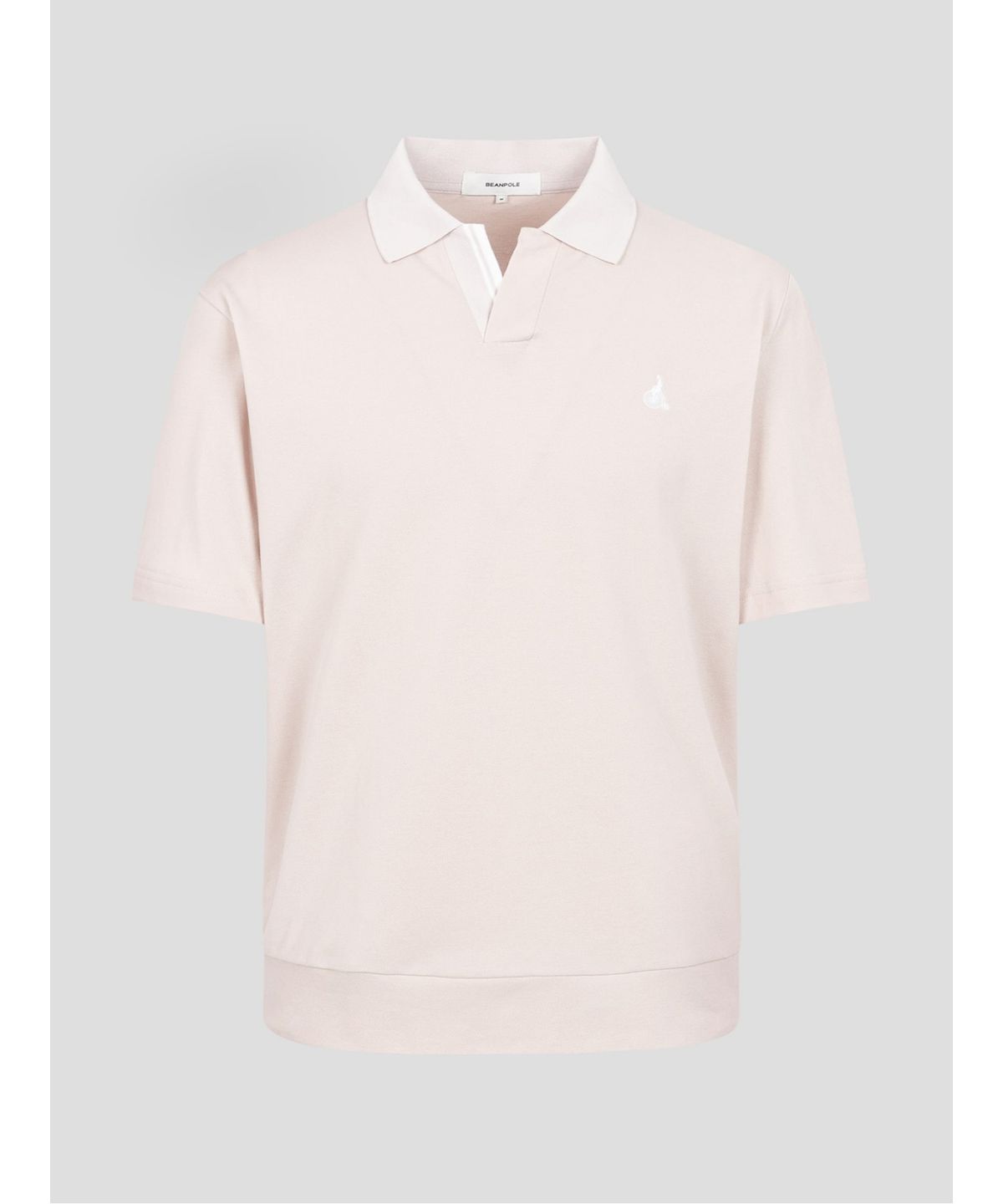 빈폴 멘(BEANPOLE MEN) 오픈 칼라넥 반소매 티셔츠 - 베이지 (BC5542C21A)