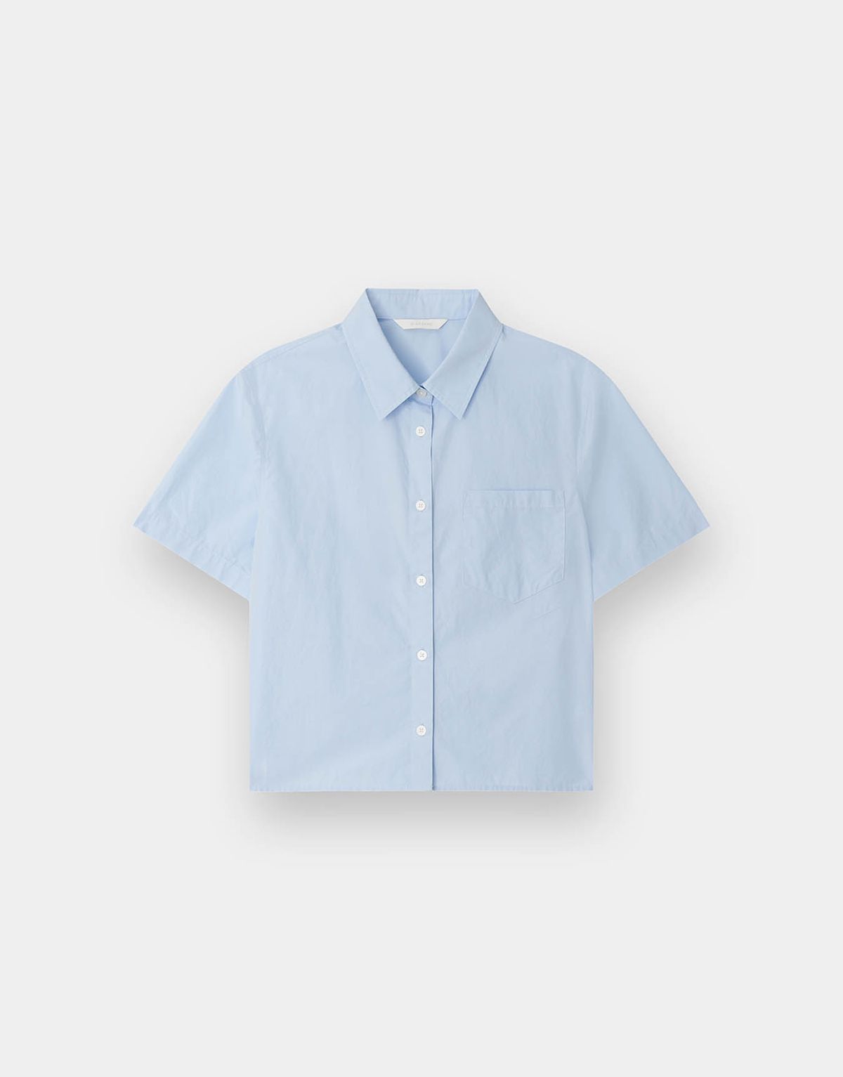 지오다노(GIORDANO) 반팔 크롭 셔츠 345515 [5color]