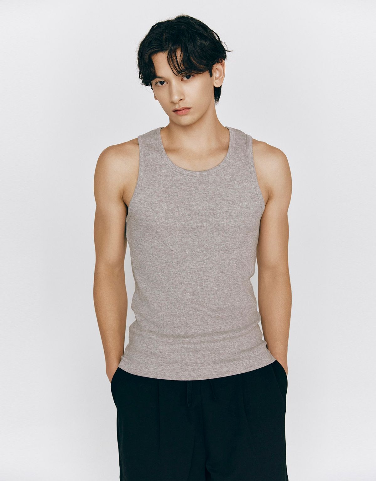지오다노(GIORDANO) 립 베이직 탱크탑 025561 [5color]