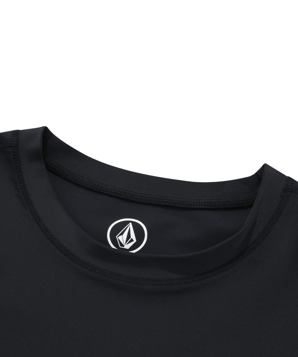 볼컴(VOLCOM) 슬리브 포인트 래시가드 티셔츠 (블랙)