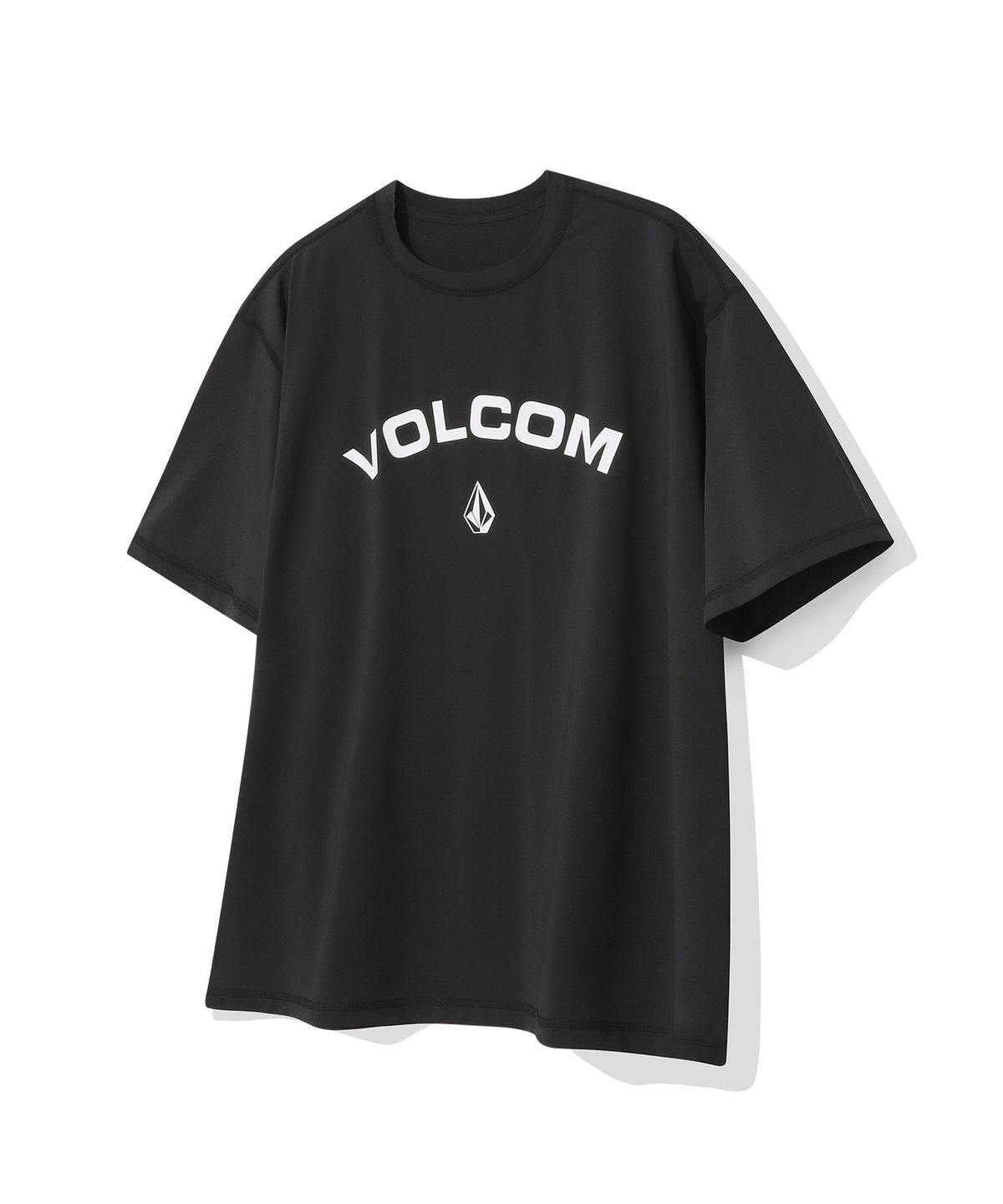 볼컴(VOLCOM) 에센셜 래시가드 티셔츠 (블랙)