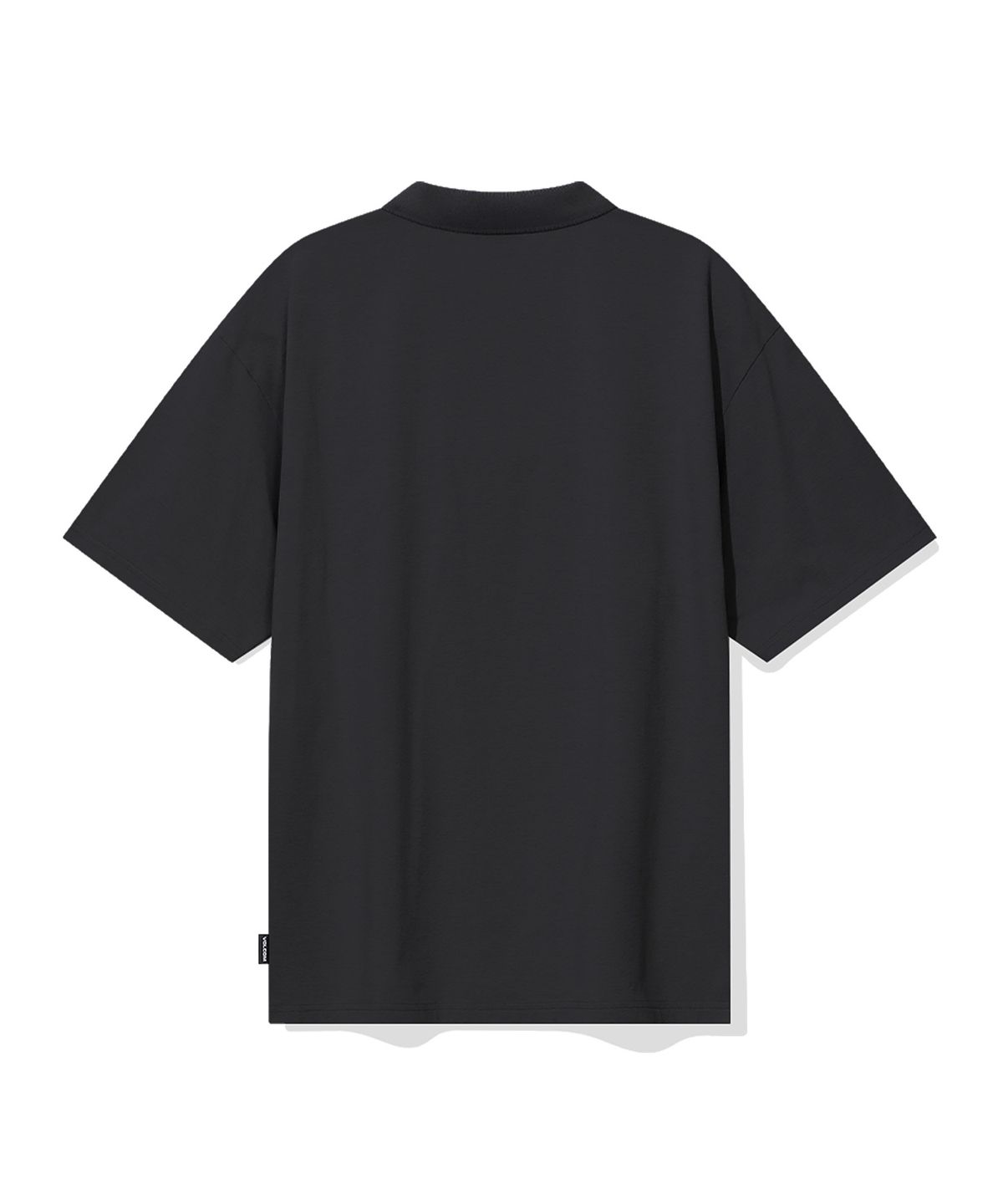볼컴(VOLCOM) 와펜 로고 피케 카라 티셔츠 (블랙)