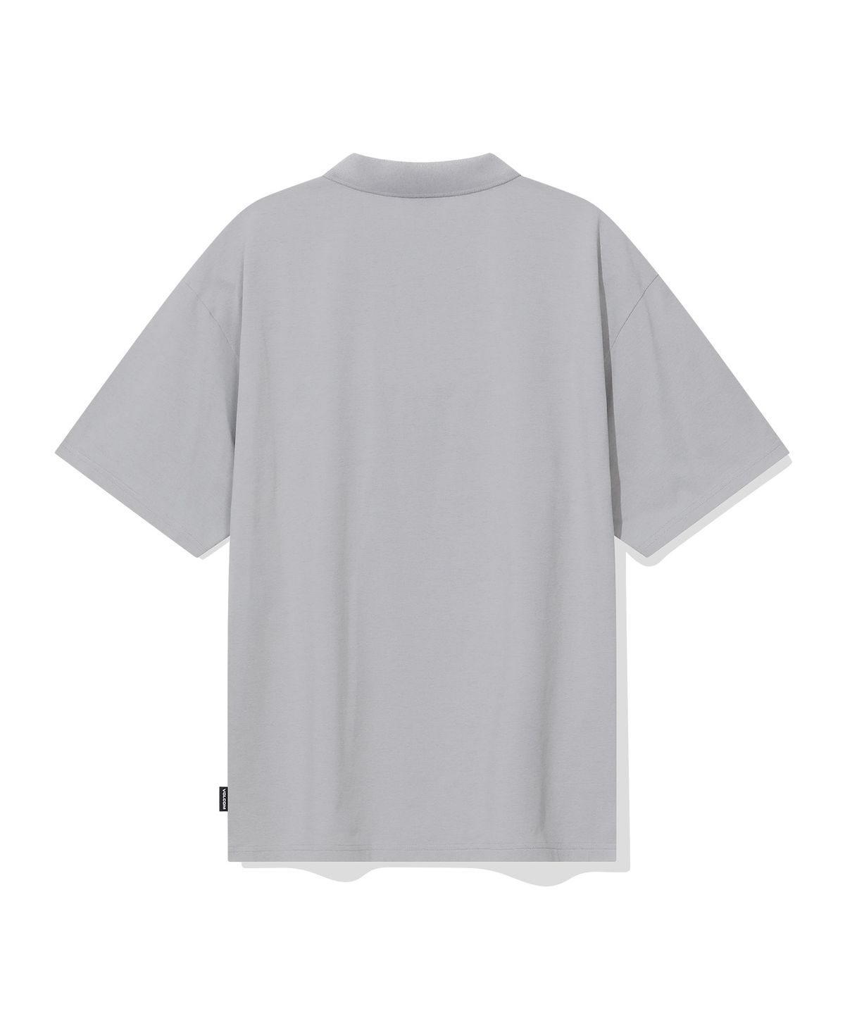 볼컴(VOLCOM) 와펜 로고 피케 카라 티셔츠 (그레이)