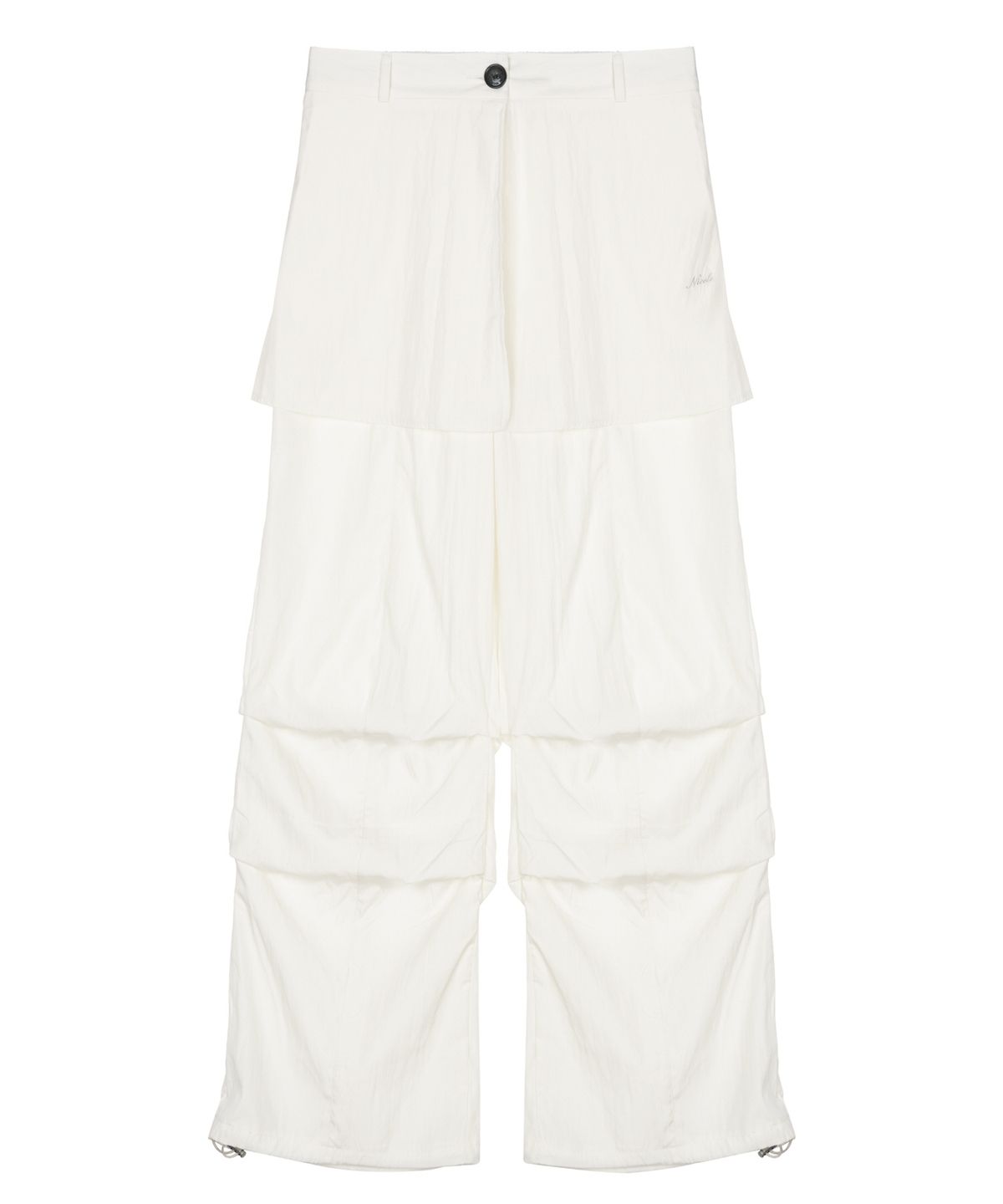 닉앤니콜(NICK&NICOLE) LAYERED SKIRT PANTS_IVORY