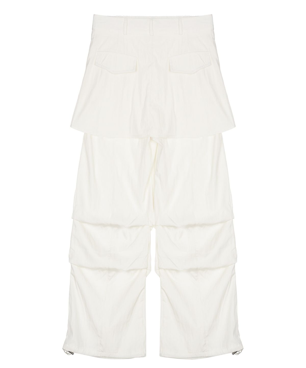 닉앤니콜(NICK&NICOLE) LAYERED SKIRT PANTS_IVORY