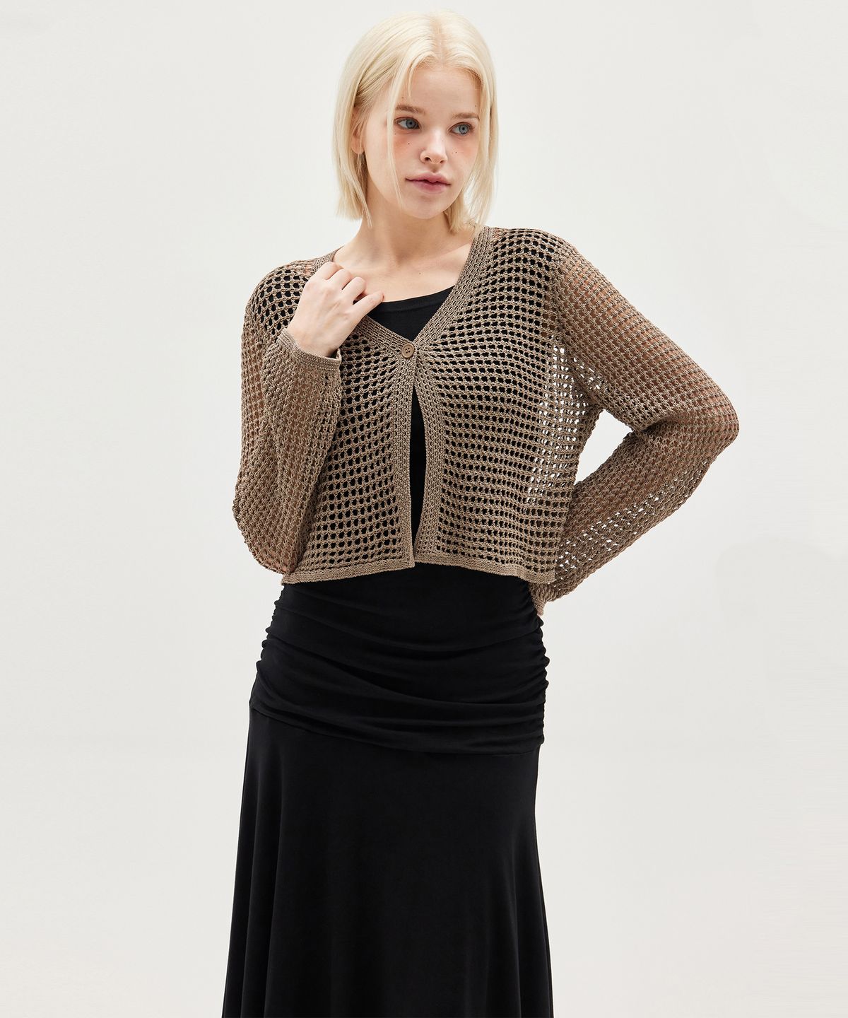탑걸(TOPGIRL) CROCHE SUMMER KNIT CARDIGAN_T513OT803