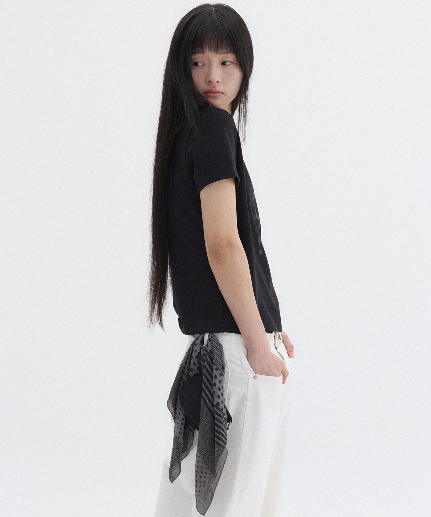【Oheshio】 MIX DOT PATTERN SHEER SCARF 2色 MUSINSA | OHESHIO MIX DOT PATTERN SHEER SCARF, GRAY