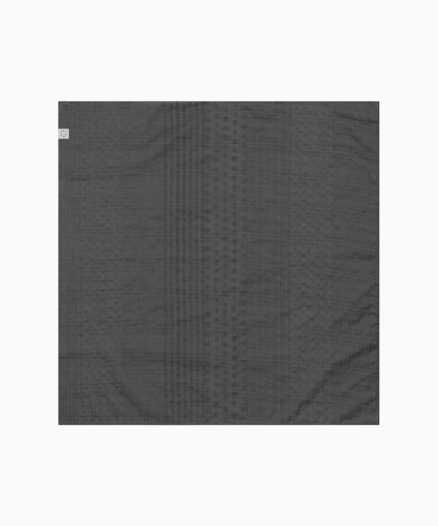 MUSINSA | OHESHIO MIX DOT PATTERN SHEER SCARF, GRAY