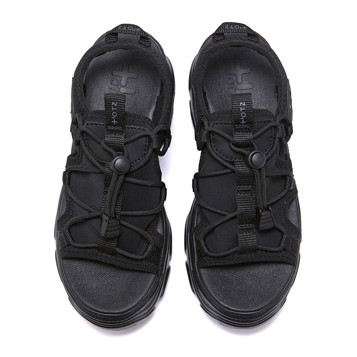 오찌(OTZ) 로미타 플랫폼 샌들 블랙 OZV4GS207B