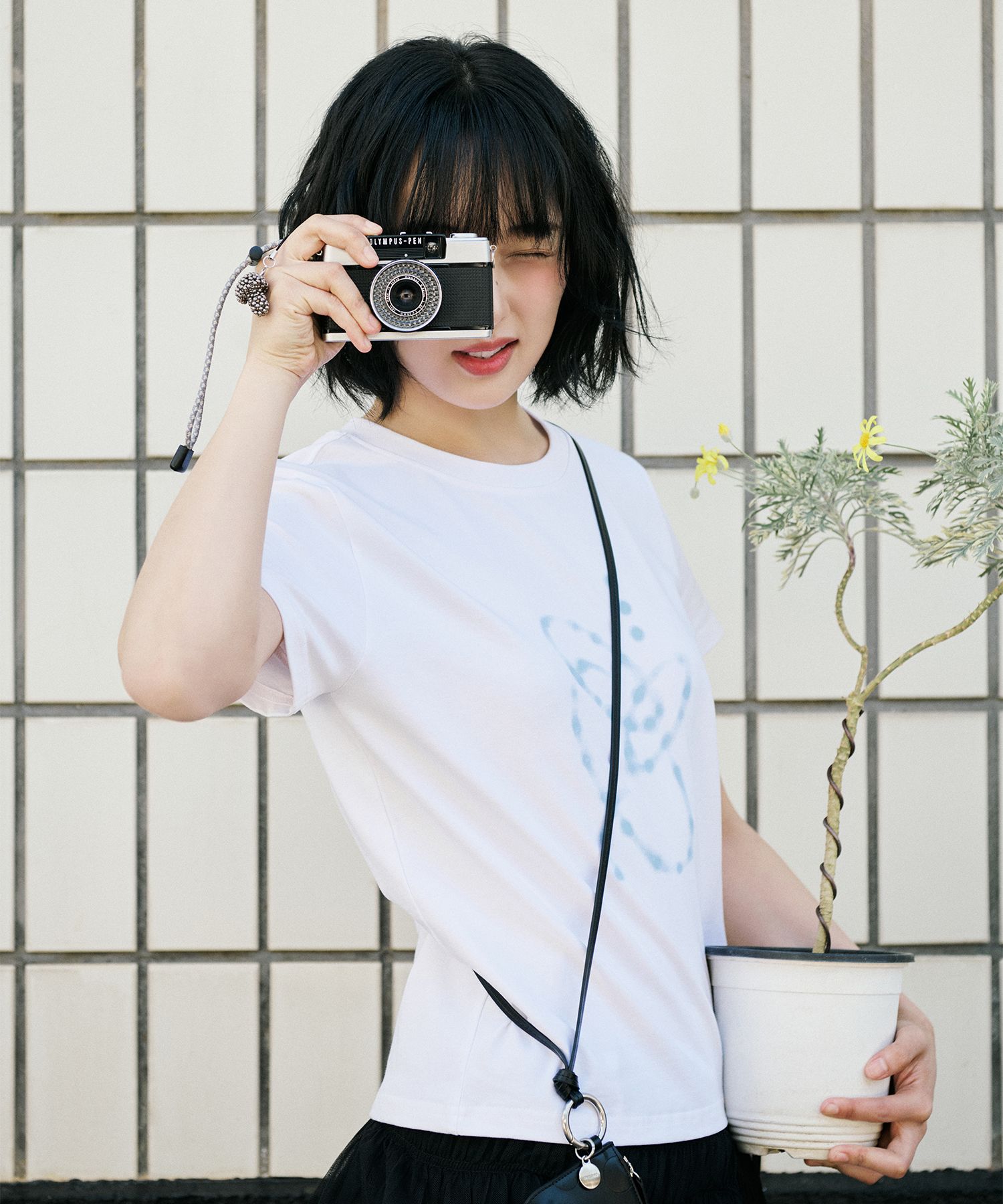 Tシャツ・カットソー OHESHIO WATER DROP T-SHIRT 5BJH1394 MUSINSA | OHESHIO WATER DROP T-SHIRT, BLACK