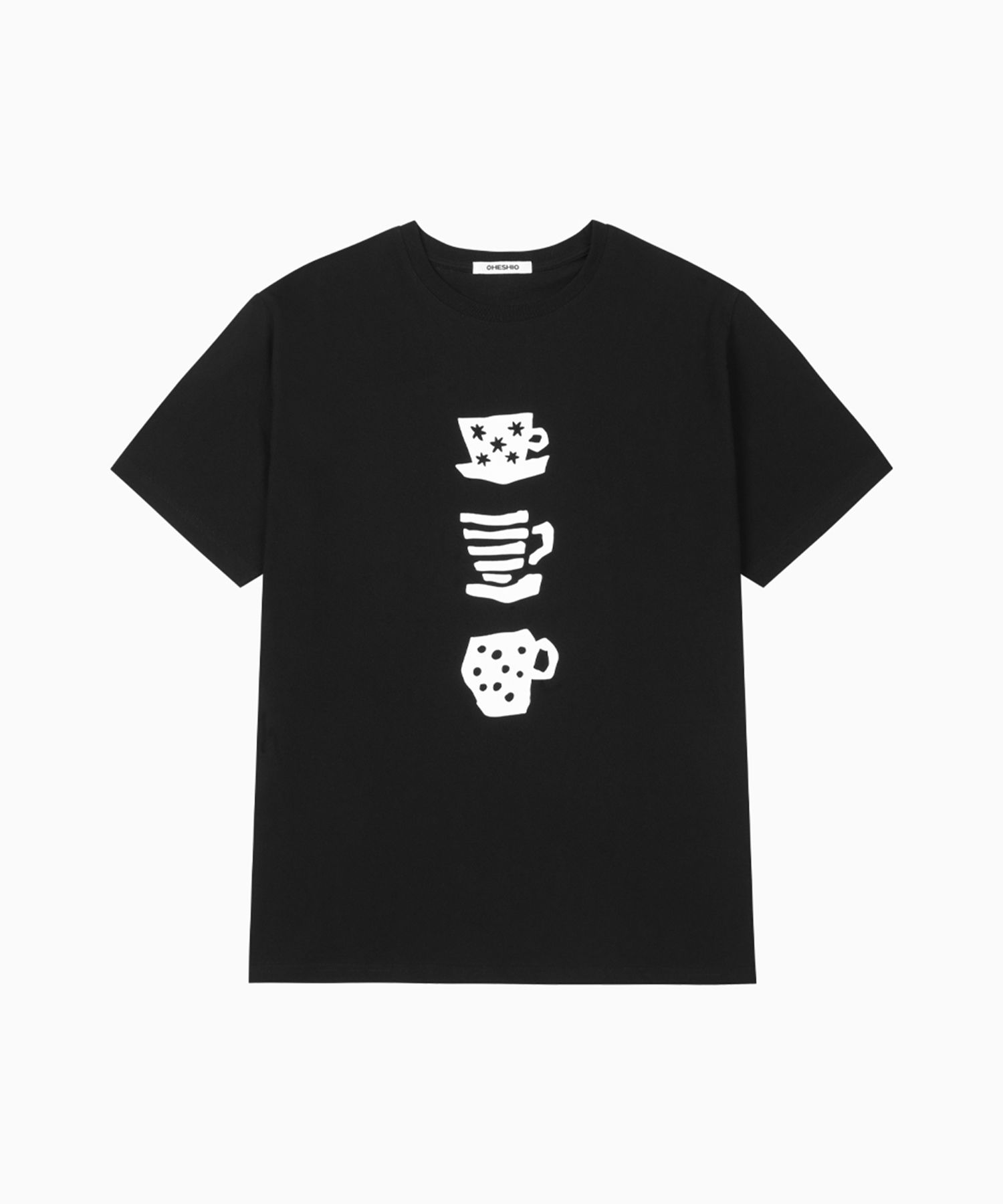 【OHESHIO】CUP OVERFIT T-SHIRT オーバーフィット Tシャツ MUSINSA公式 | OHESHIO CUP OVERFIT T-SHIRT, BLACK