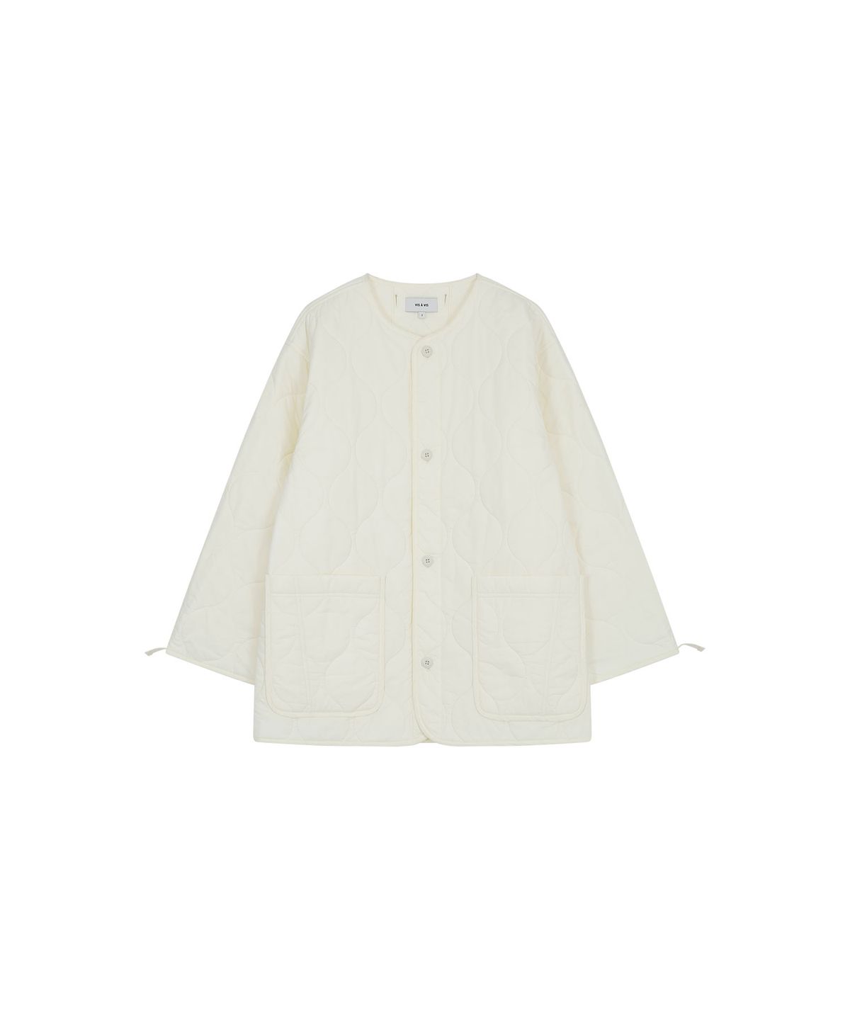 비자비(VIS A VIS) QUILTED JACKET (IVORY)