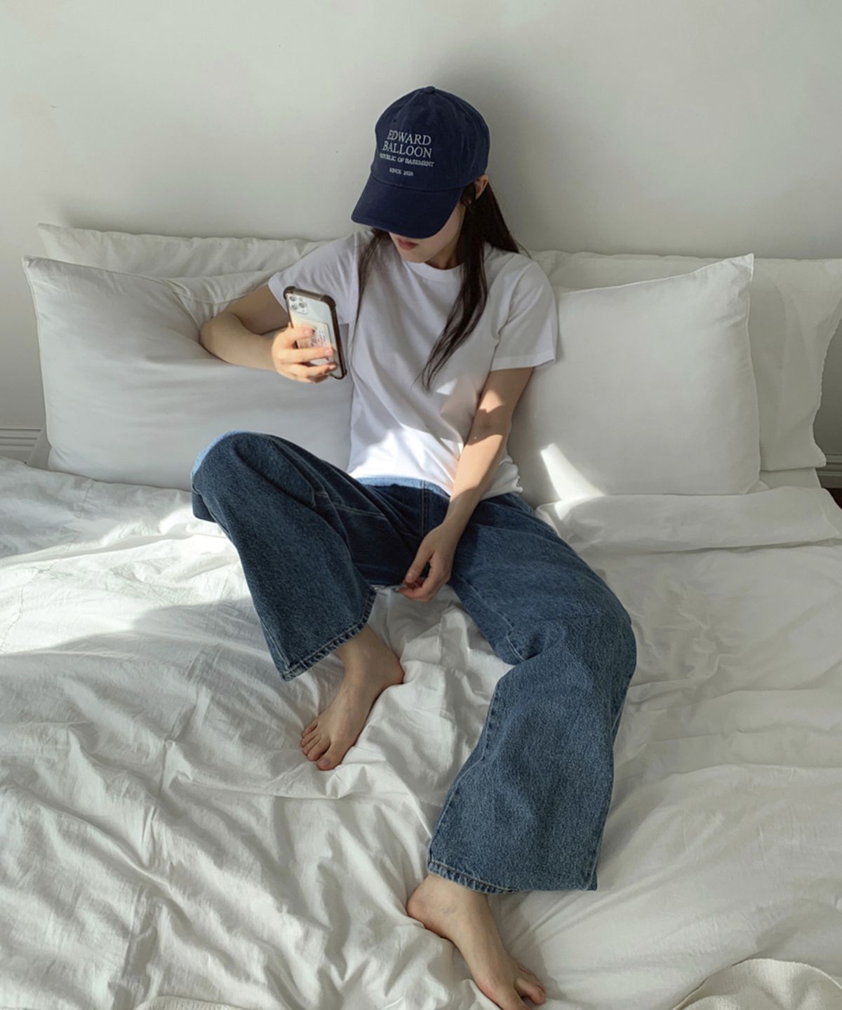 에드워드벌룬(EDWARD BALLOON) [Essential] Regular Fit Short-Sleeve T-Shirt