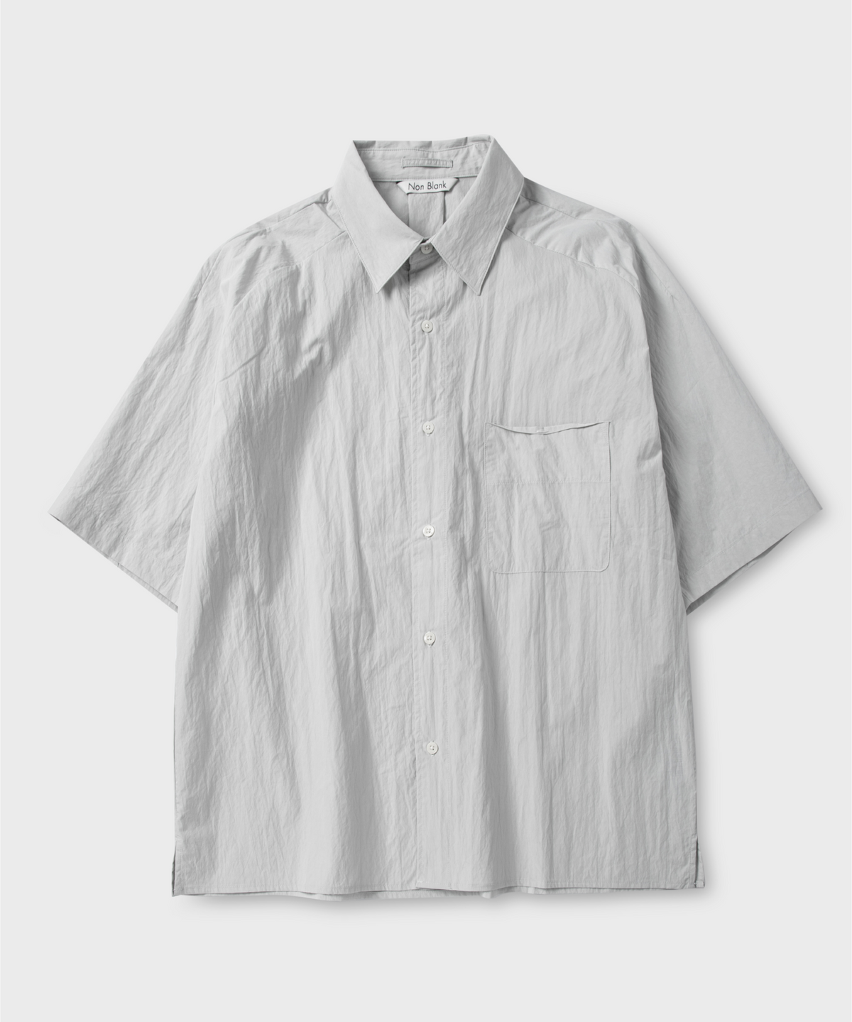 넌블랭크(NONBLANK) 네츄럴 링클 하프 슬리브 셔츠 Ⅱ_4 COLOR
