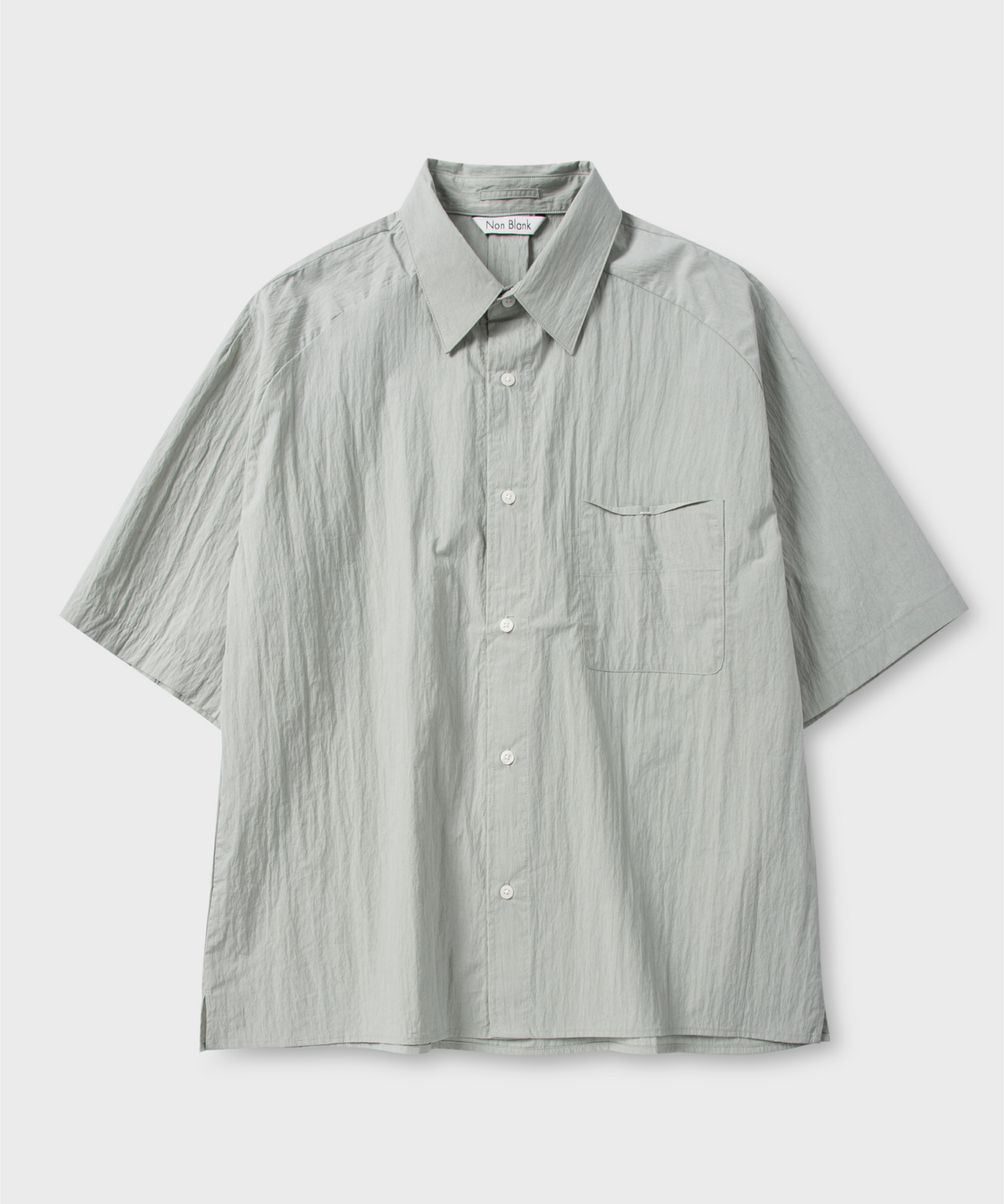 넌블랭크(NONBLANK) 네츄럴 링클 하프 슬리브 셔츠 Ⅱ_4 COLOR