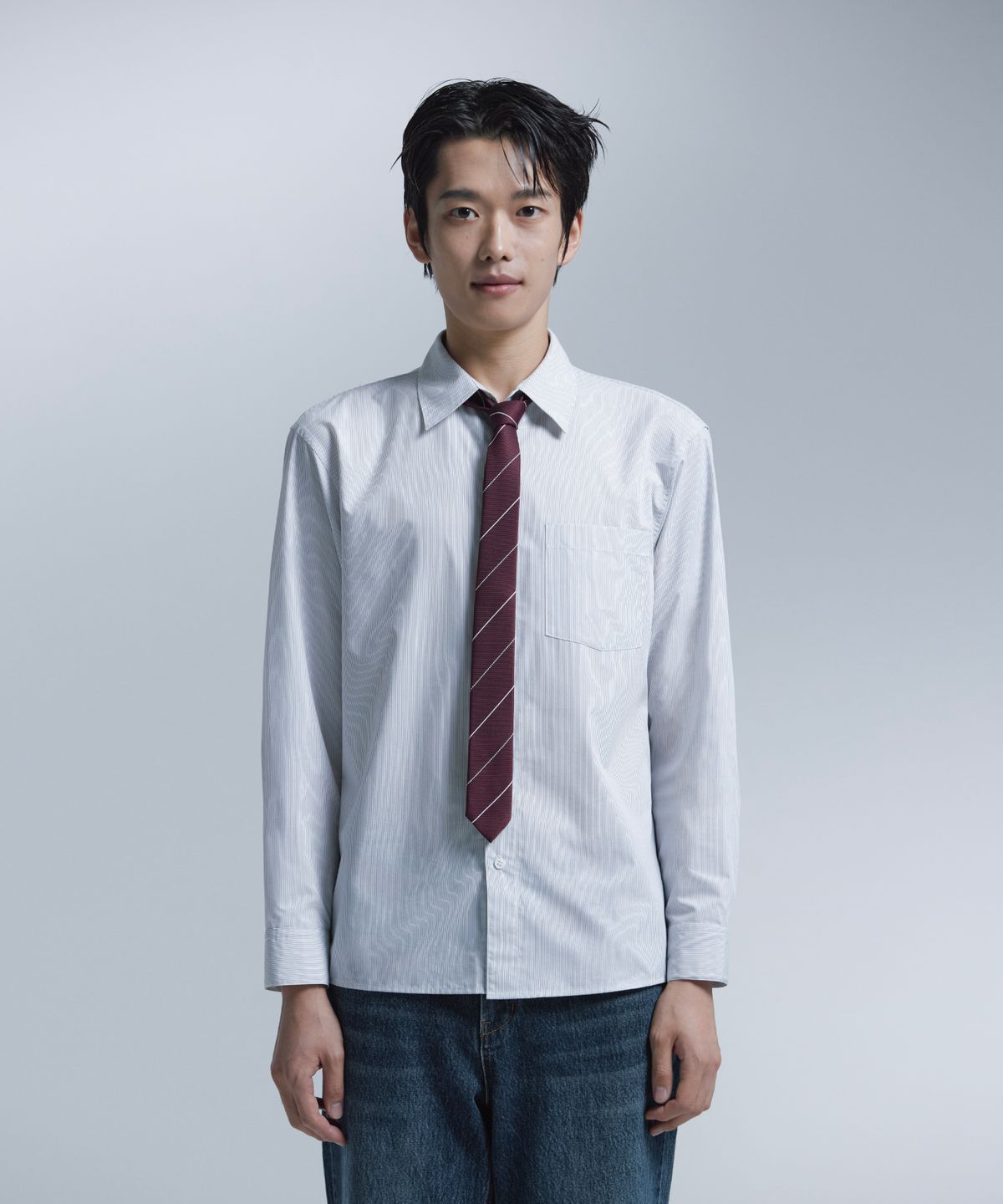 넌블랭크(NONBLANK) 레지멘탈 슬림 타이_3 COL