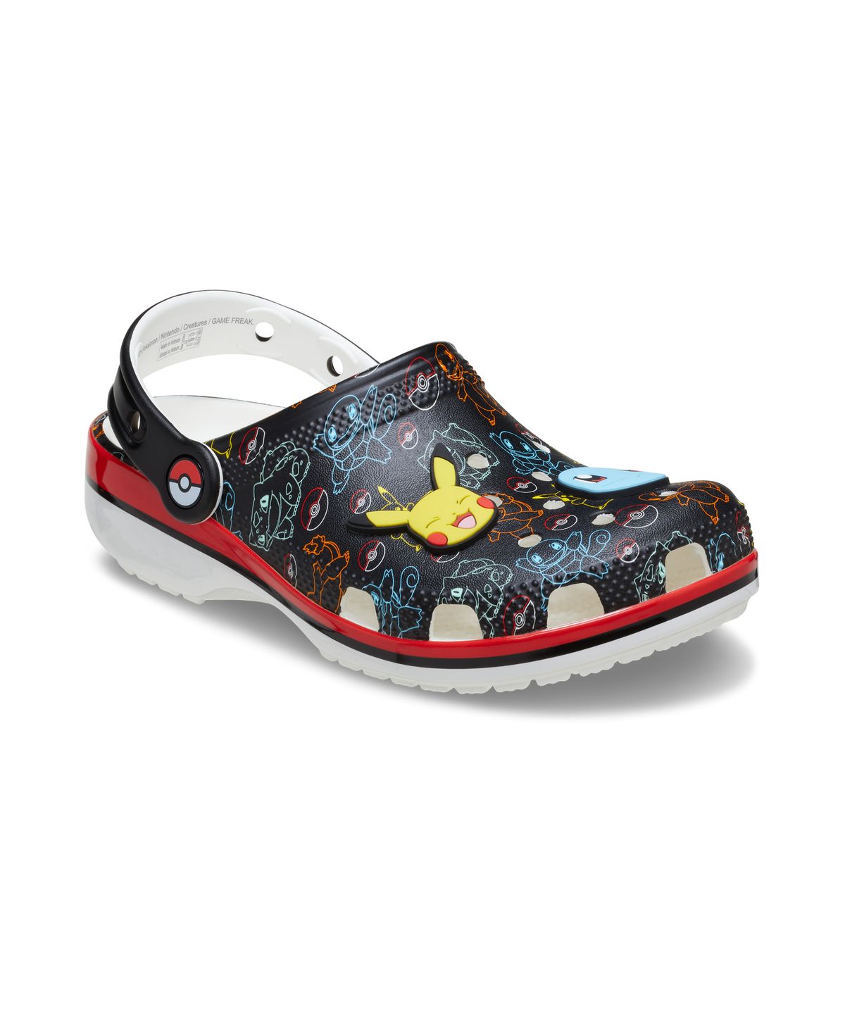 크록스키즈(CROCS KIDS) 포켓몬 프린트 클래식 클로그 토들러