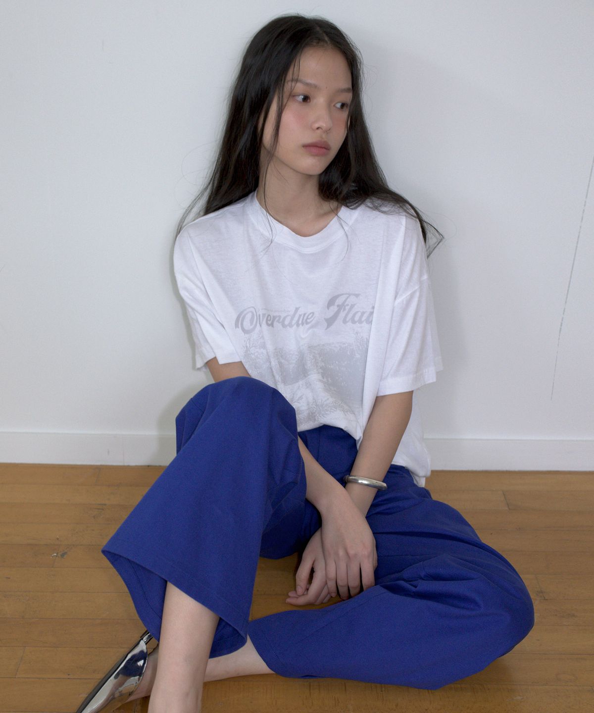 오버듀플레어(OVERDUEFLAIR) VINTAGE PRINTING T-SHIRT_WHITE