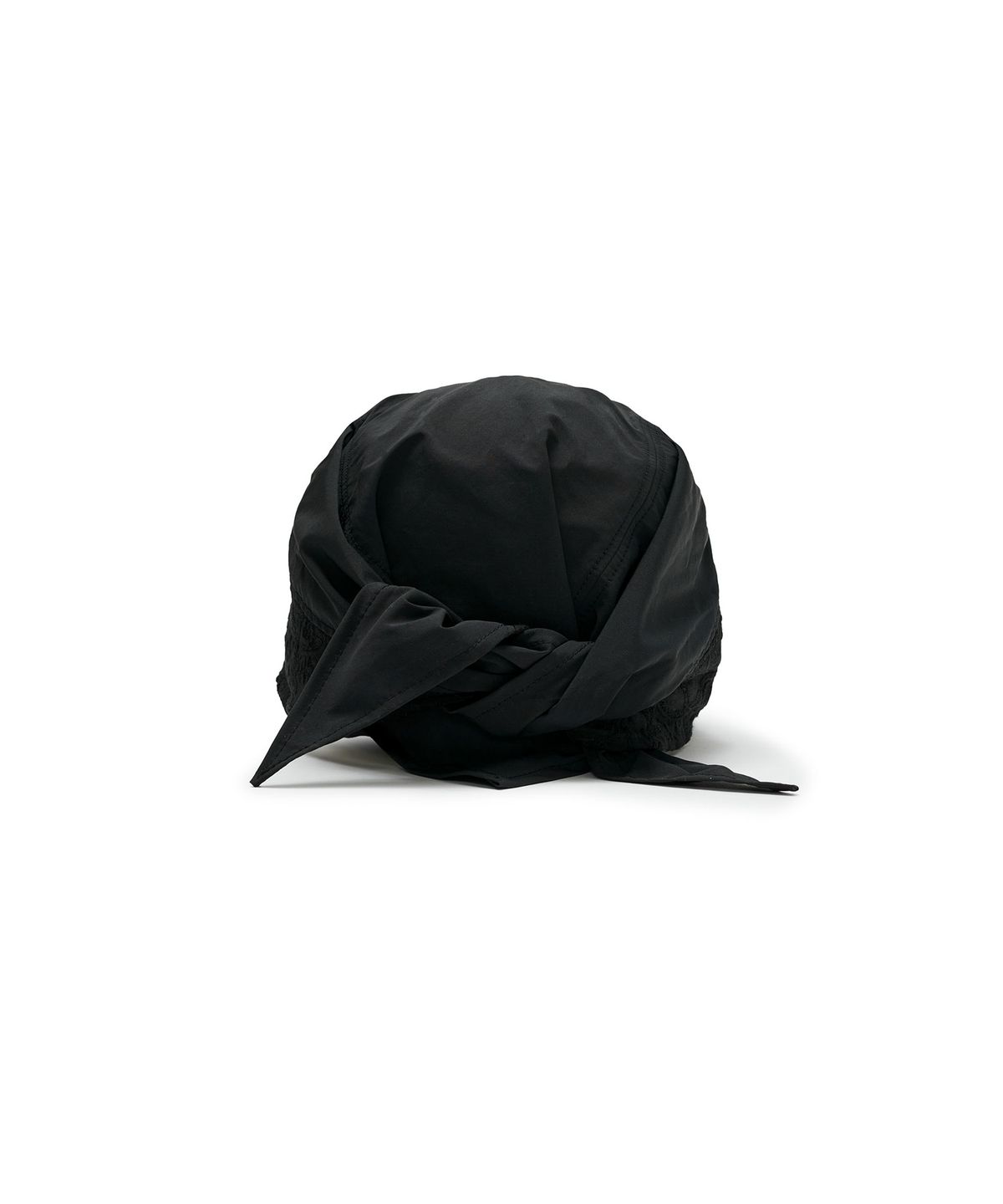 썬번프로젝트(SUNBURNPROJECT) Punching Paisley Scarf Cap, BLACK