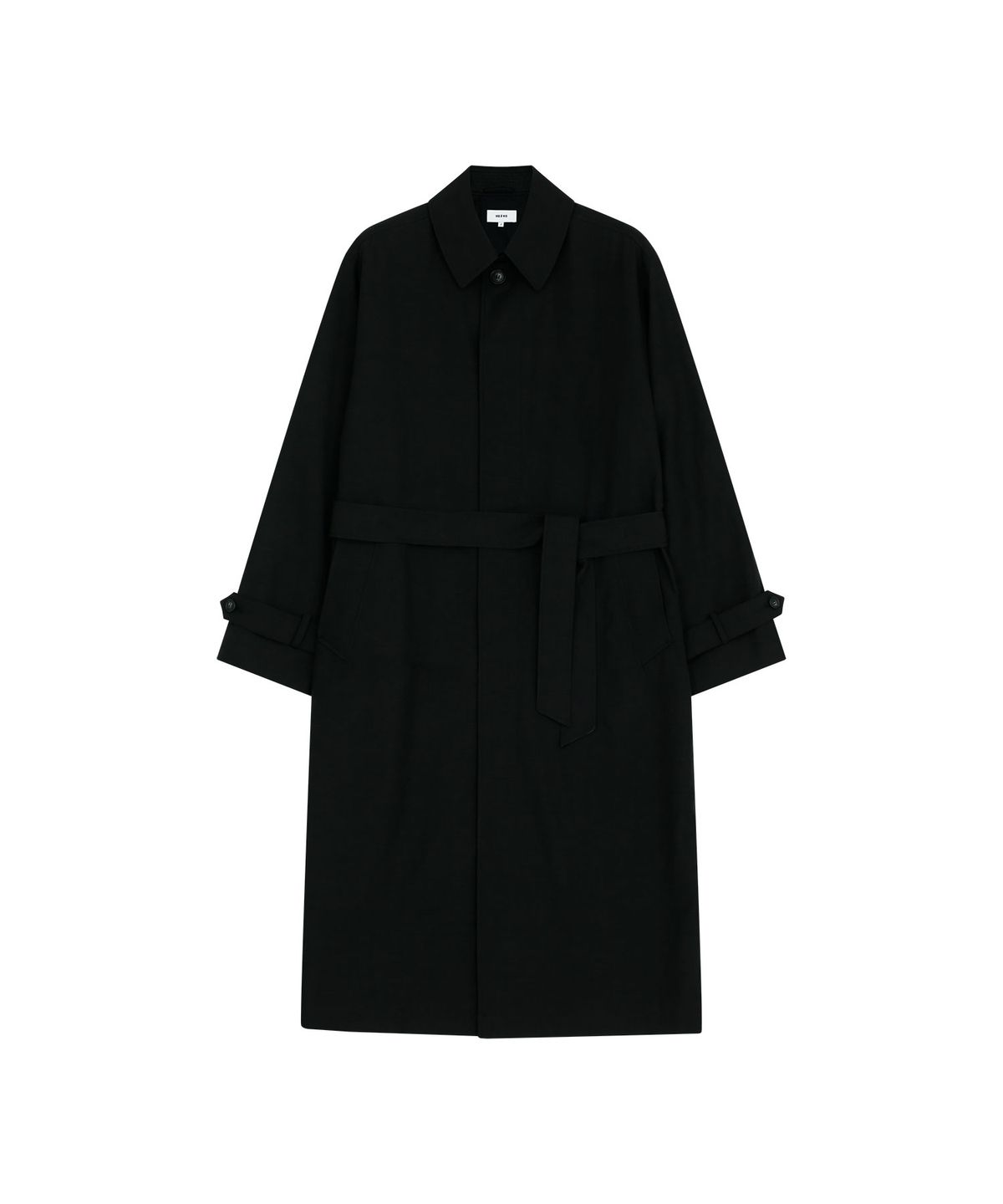비자비(VIS A VIS) TENCEL LINEN COAT (BLACK)