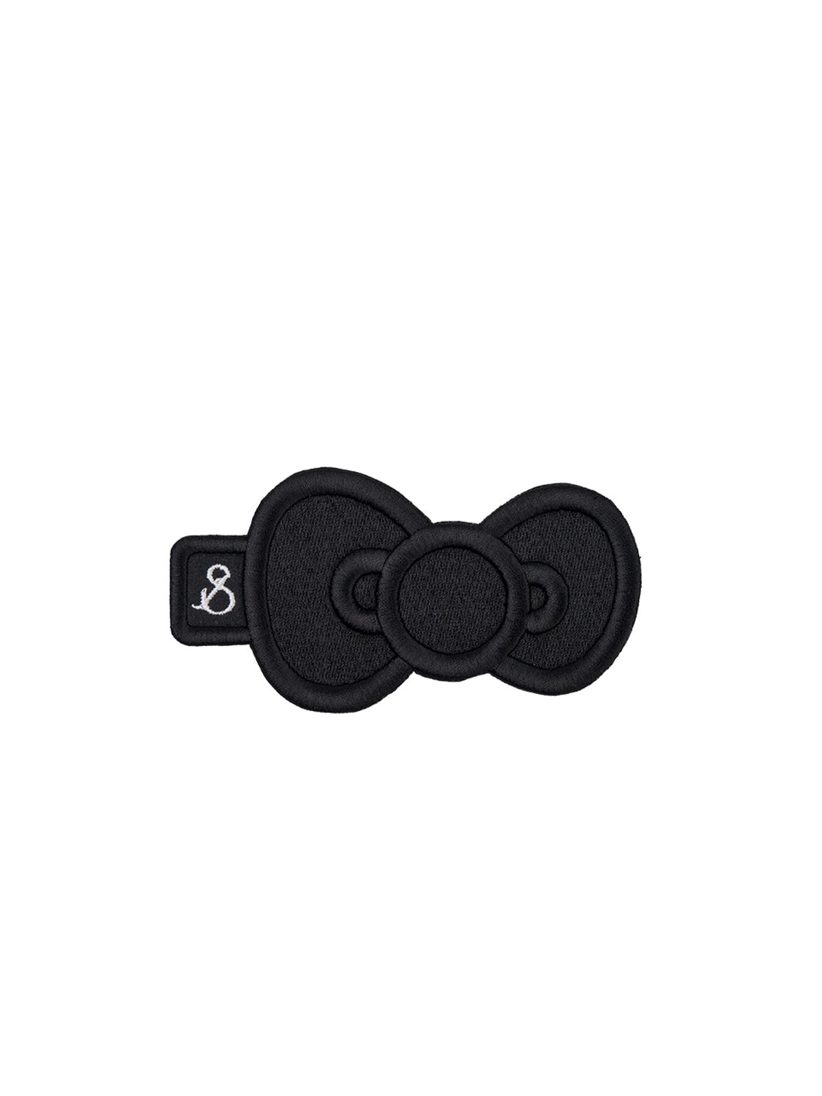 조셉앤스테이시(JOSEPH&STACEY) Lucky Hello Kitty Ribbon Embroidery Wappen Black