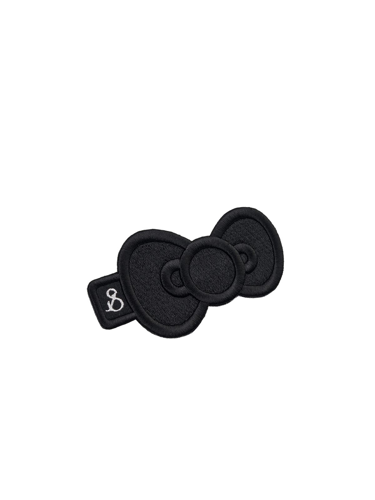 조셉앤스테이시(JOSEPH&STACEY) Lucky Hello Kitty Ribbon Embroidery Wappen Black