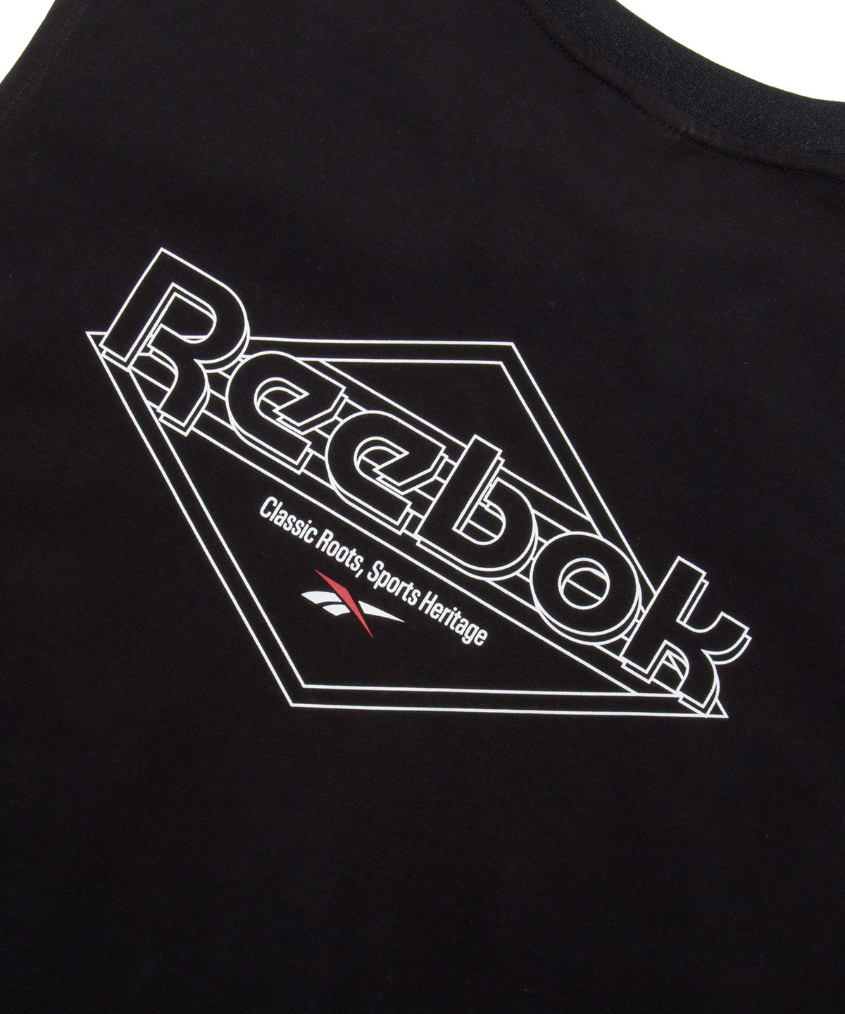리복(REEBOK) 아이스코튼 탱크 탑 - 블랙