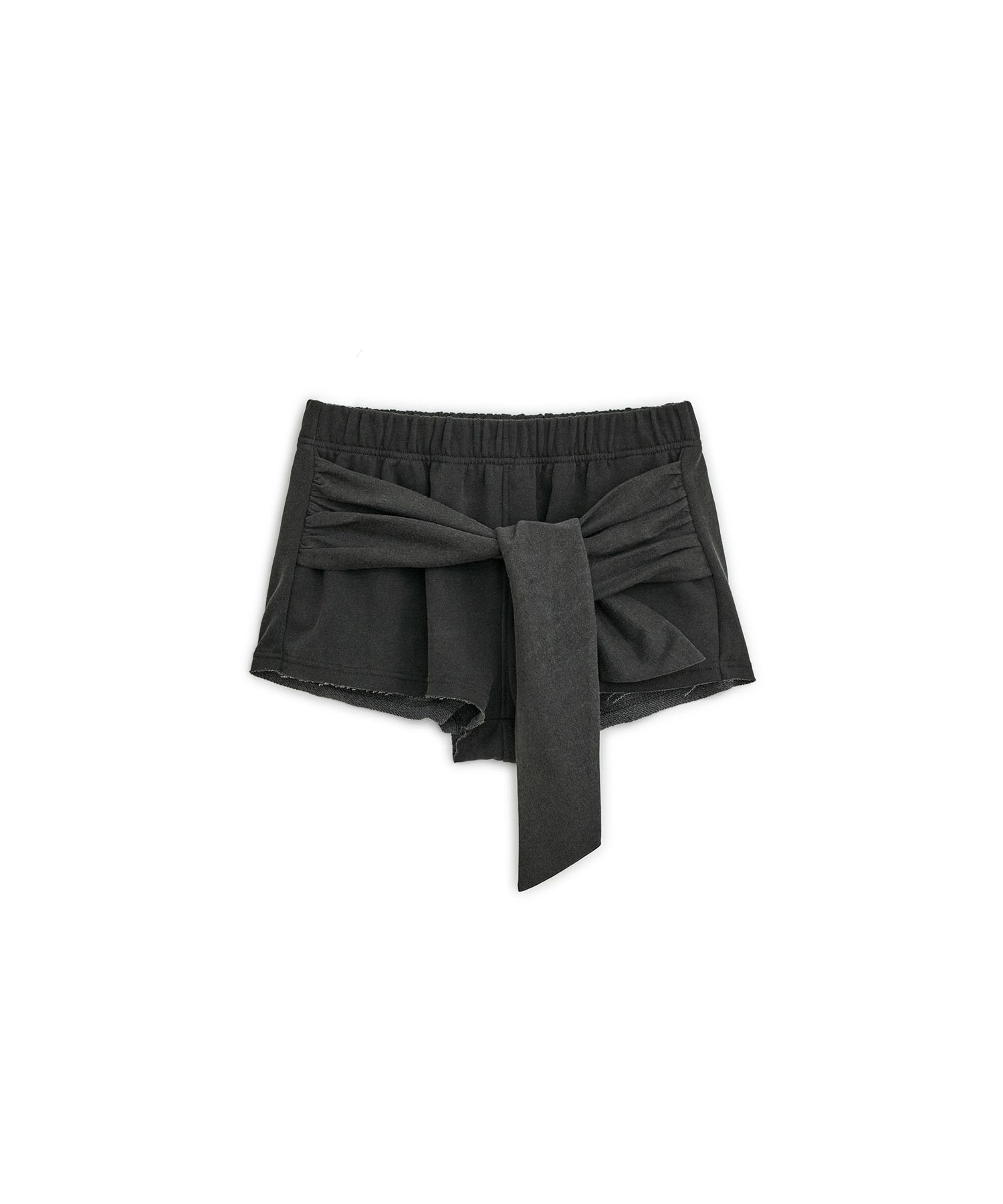 韓国商品/SUNBURNPROJECT Tie Raw cut Sweat Shorts MUSINSA公式 | SUNBURNPROJECT Tie Raw-cut Sweat Shorts, CHARCOAL