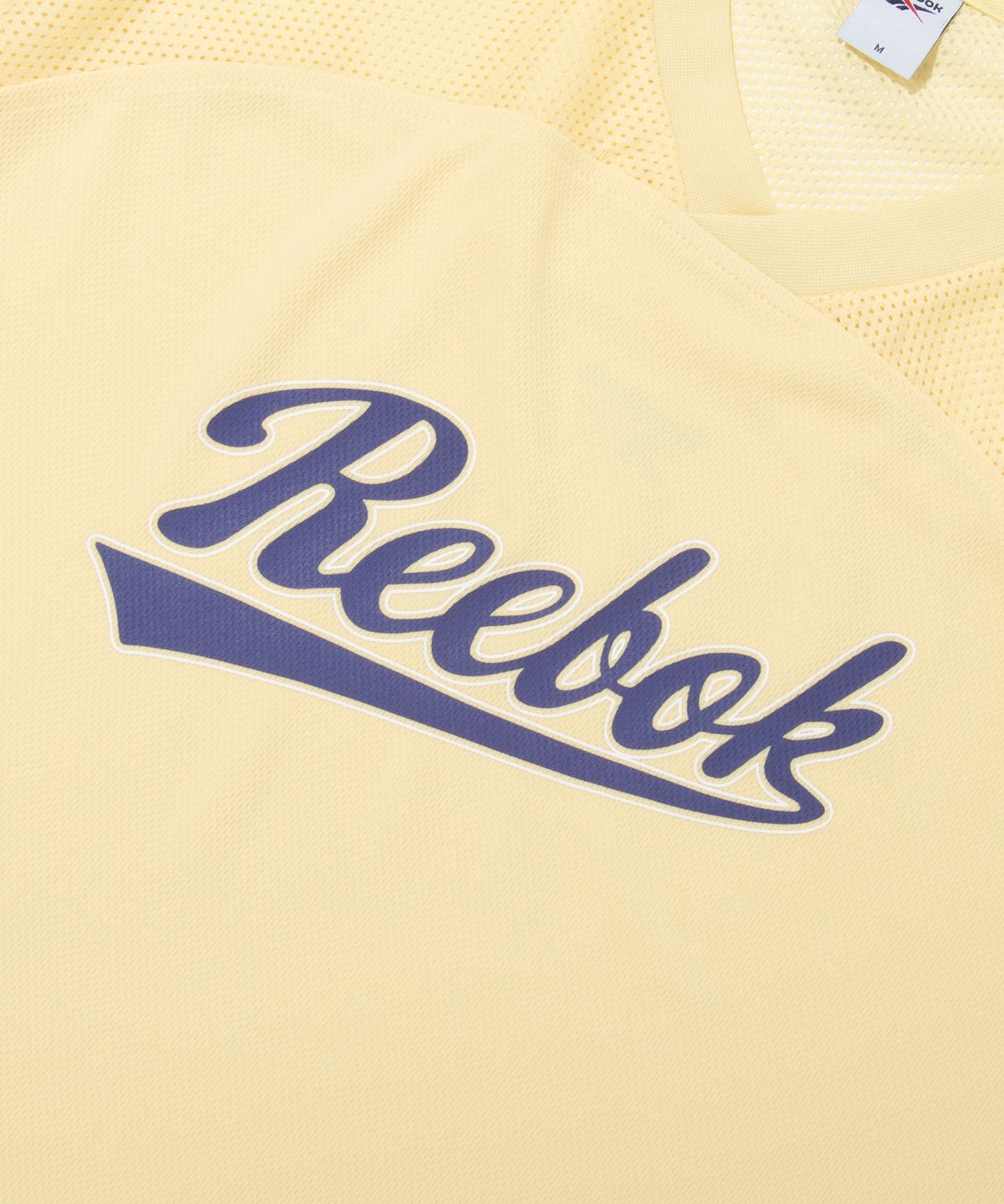 리복(REEBOK) 썸머 레터링 저지 티셔츠 (W) - 버터