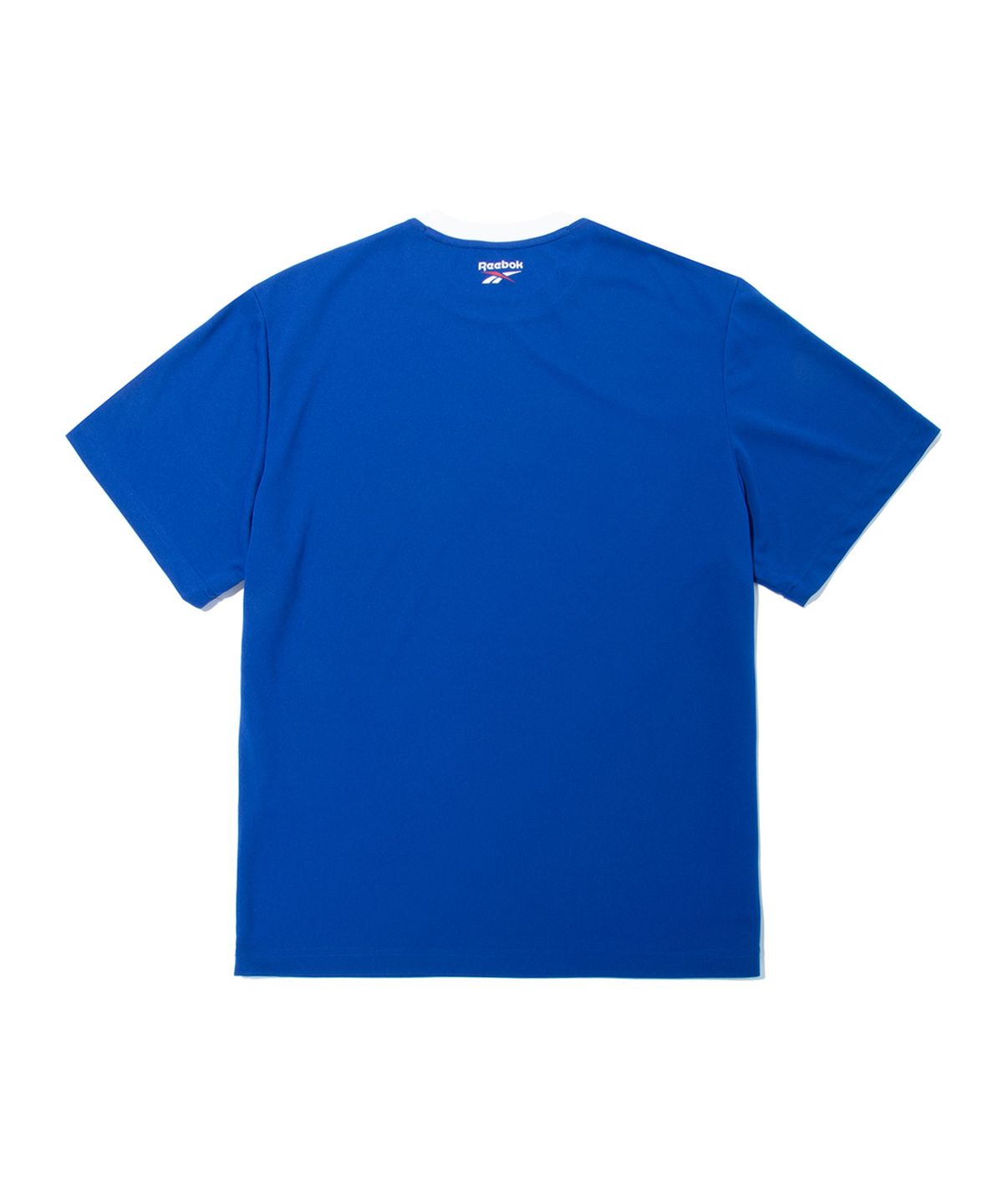리복(REEBOK) 썸머 레터링 저지 티셔츠 - 블루