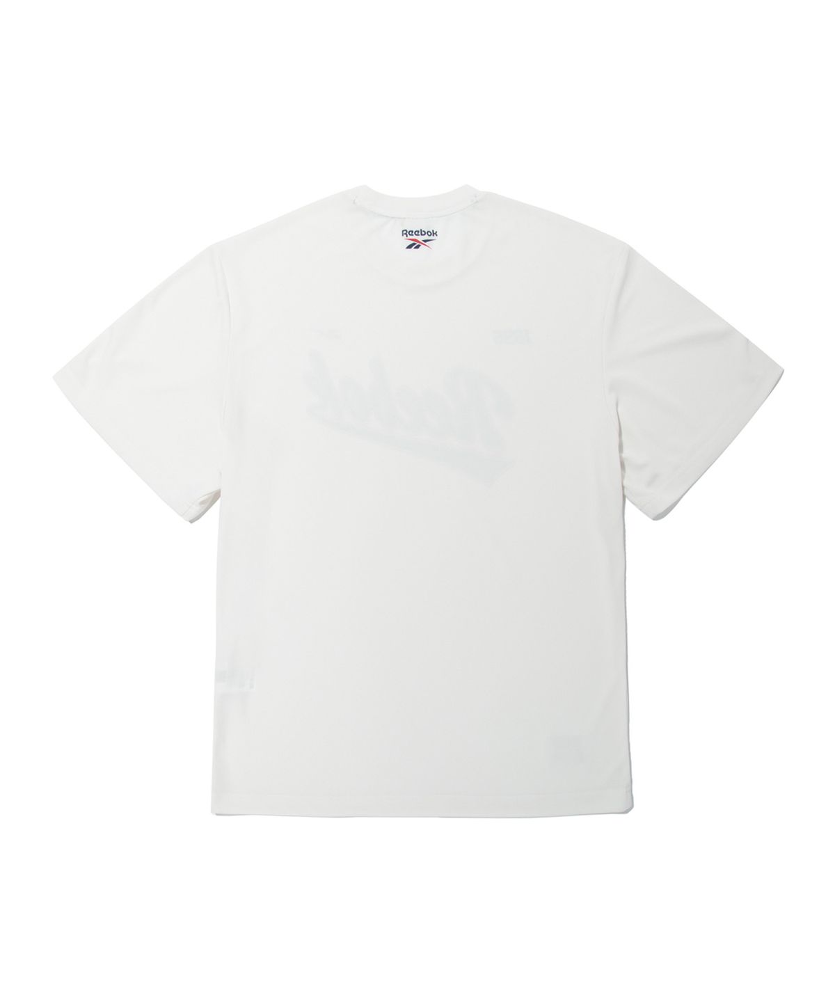리복(REEBOK) 썸머 레터링 저지 티셔츠 - 화이트