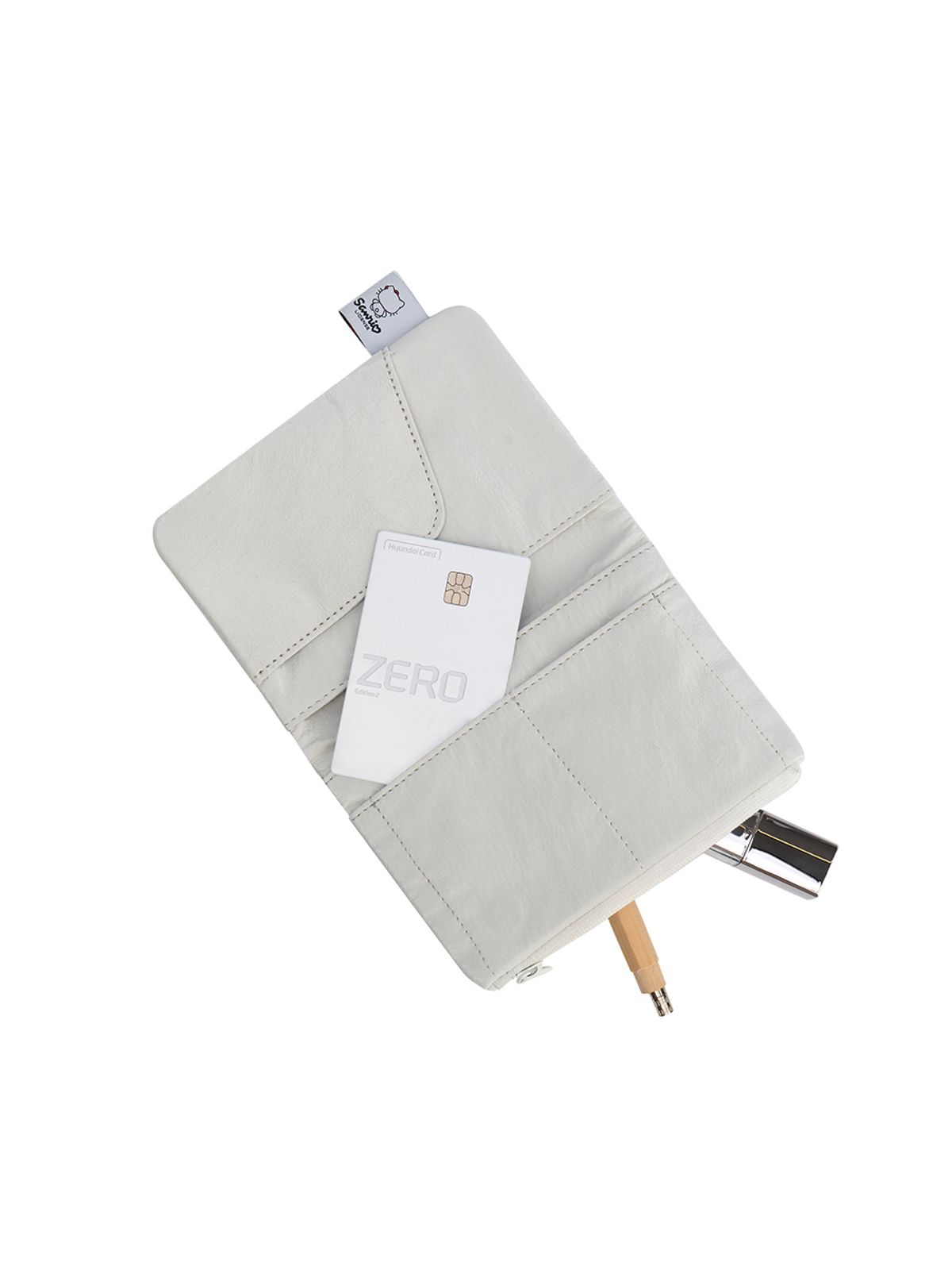 조셉앤스테이시(JOSEPH&STACEY) Sleek Travel Wallet Hello Kitty White