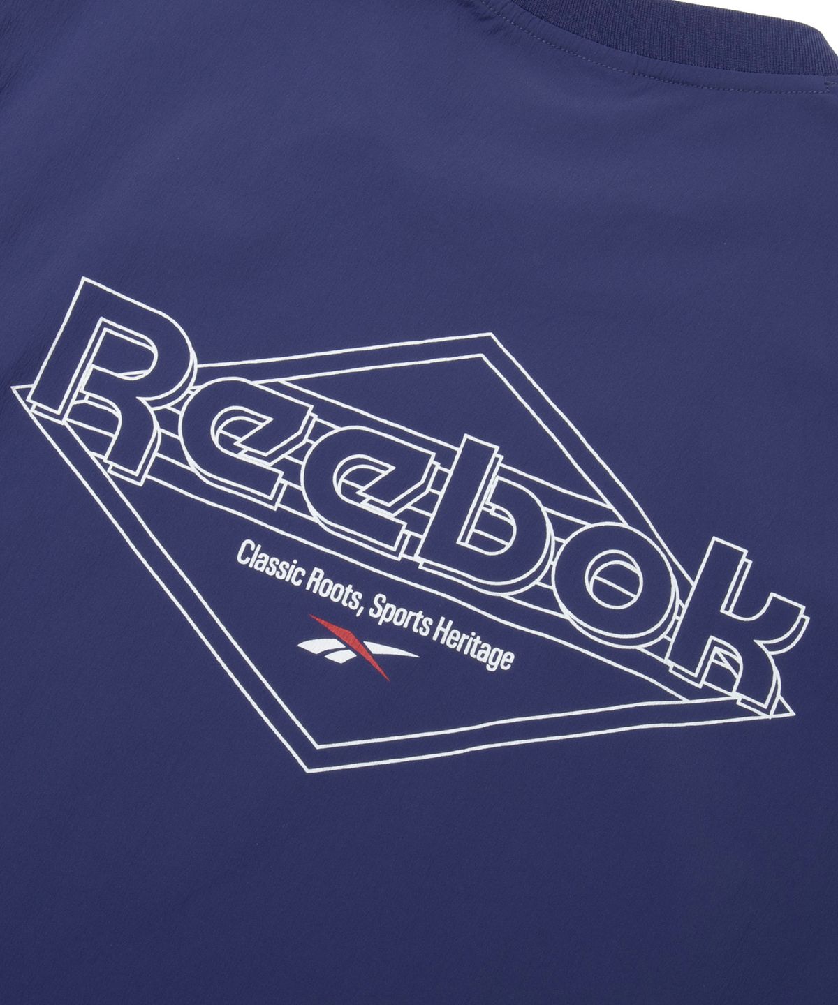 리복(REEBOK) 아이스 우븐 반팔 피스테 - 네이비